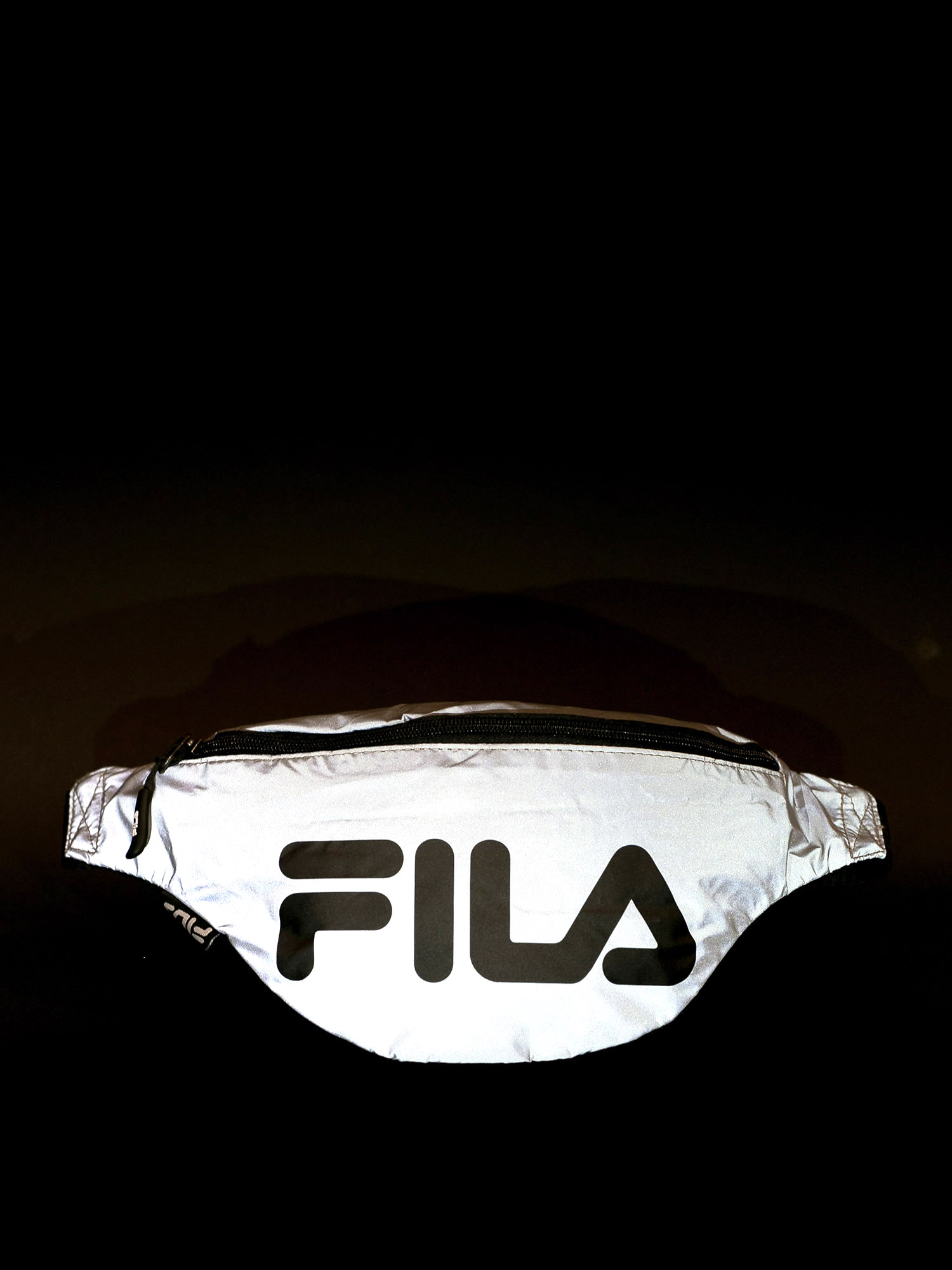 Fila Waist Bag Slim Reflective Gürteltasche (silver reflective)