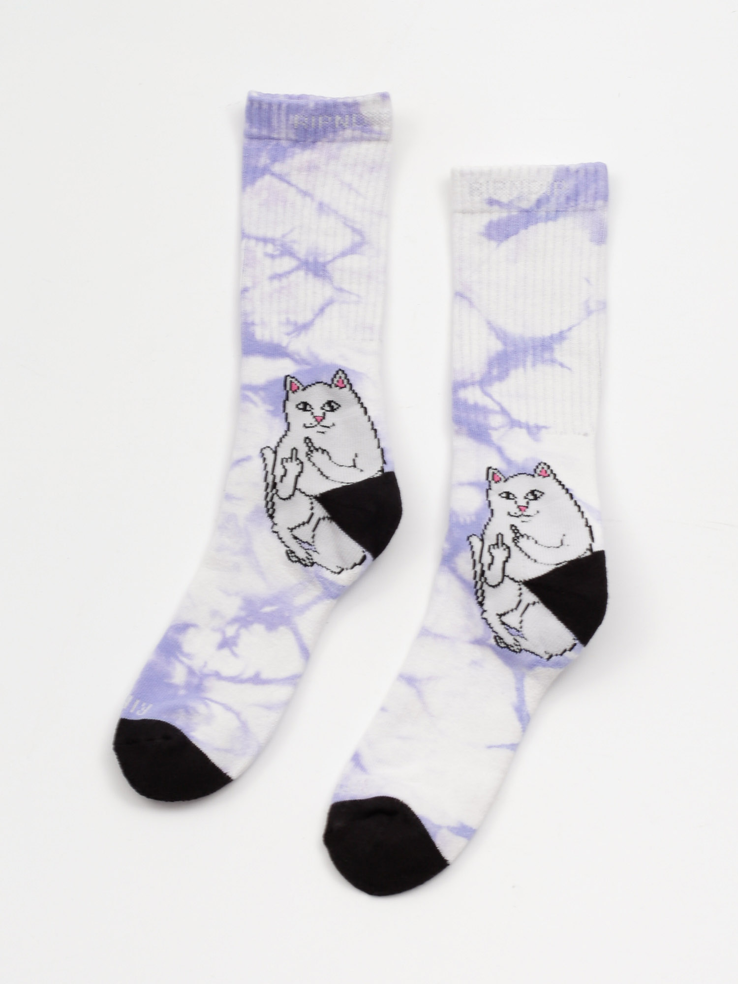 RipNDip Lord Nermal Socks (purple tie dye)
