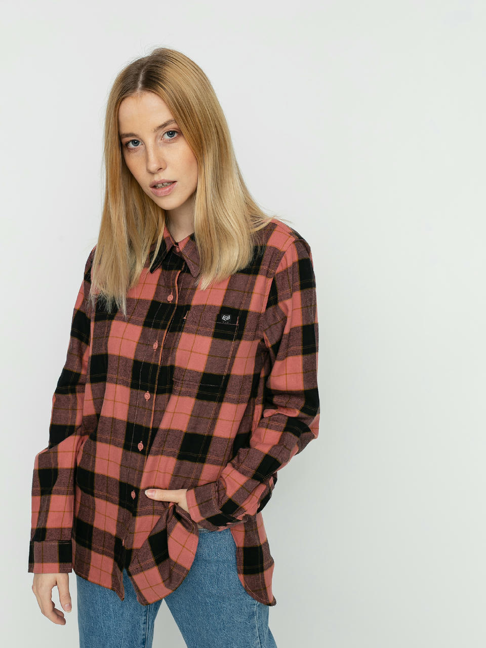 Fox Pines Flannel Hemd Wmn (dst rse)