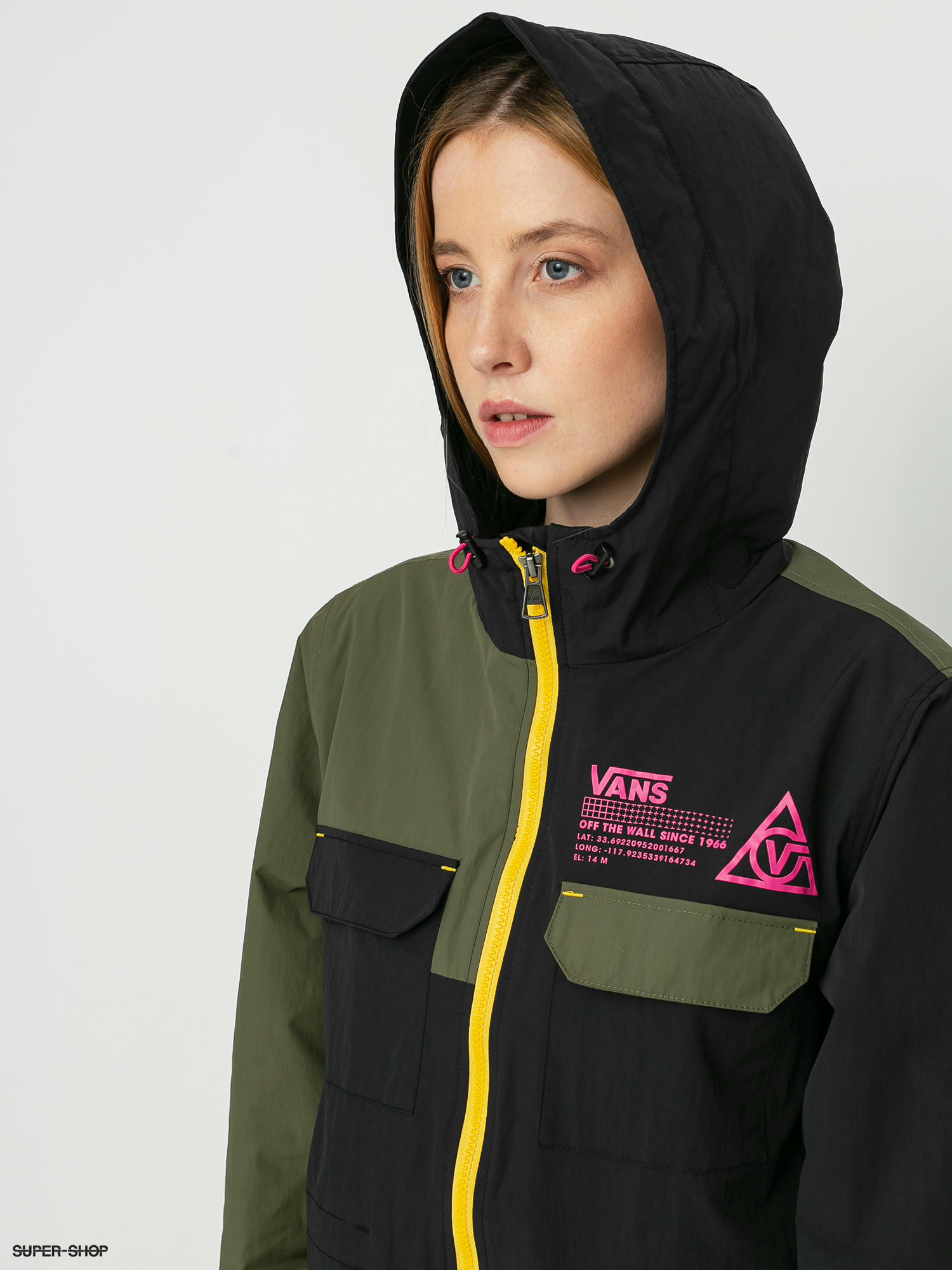vans rain jacket womens
