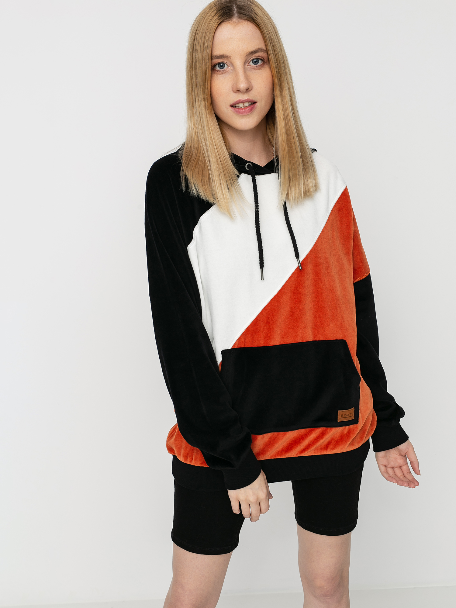 roxy striped hoodie