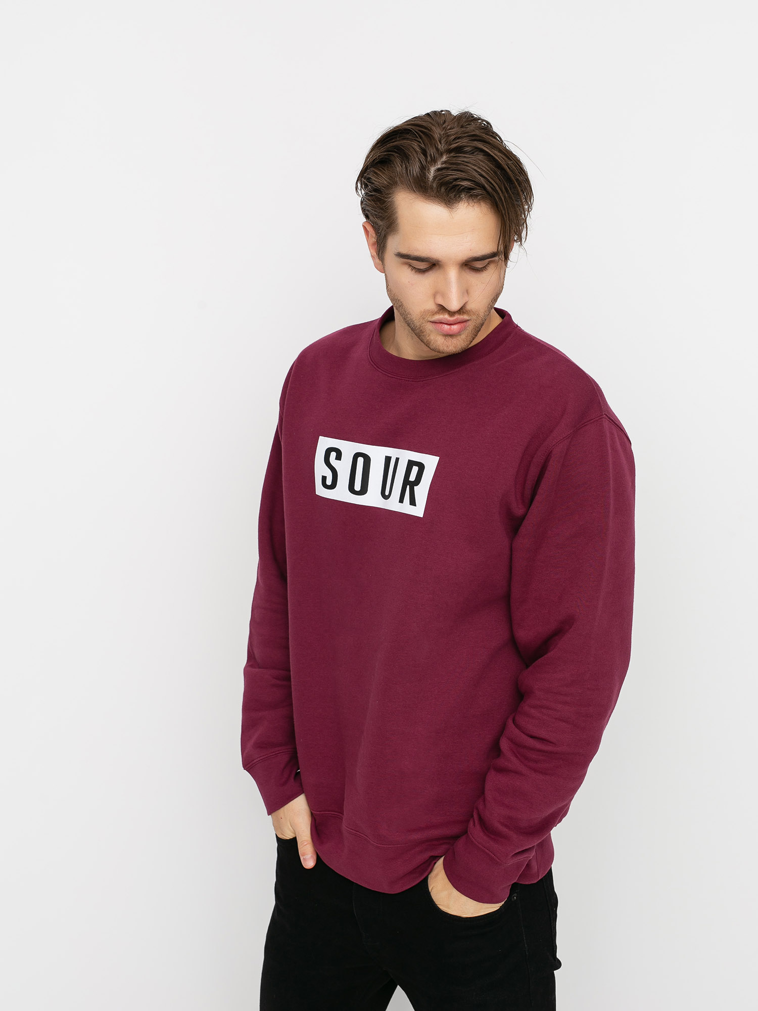 sweatshirt burgundy