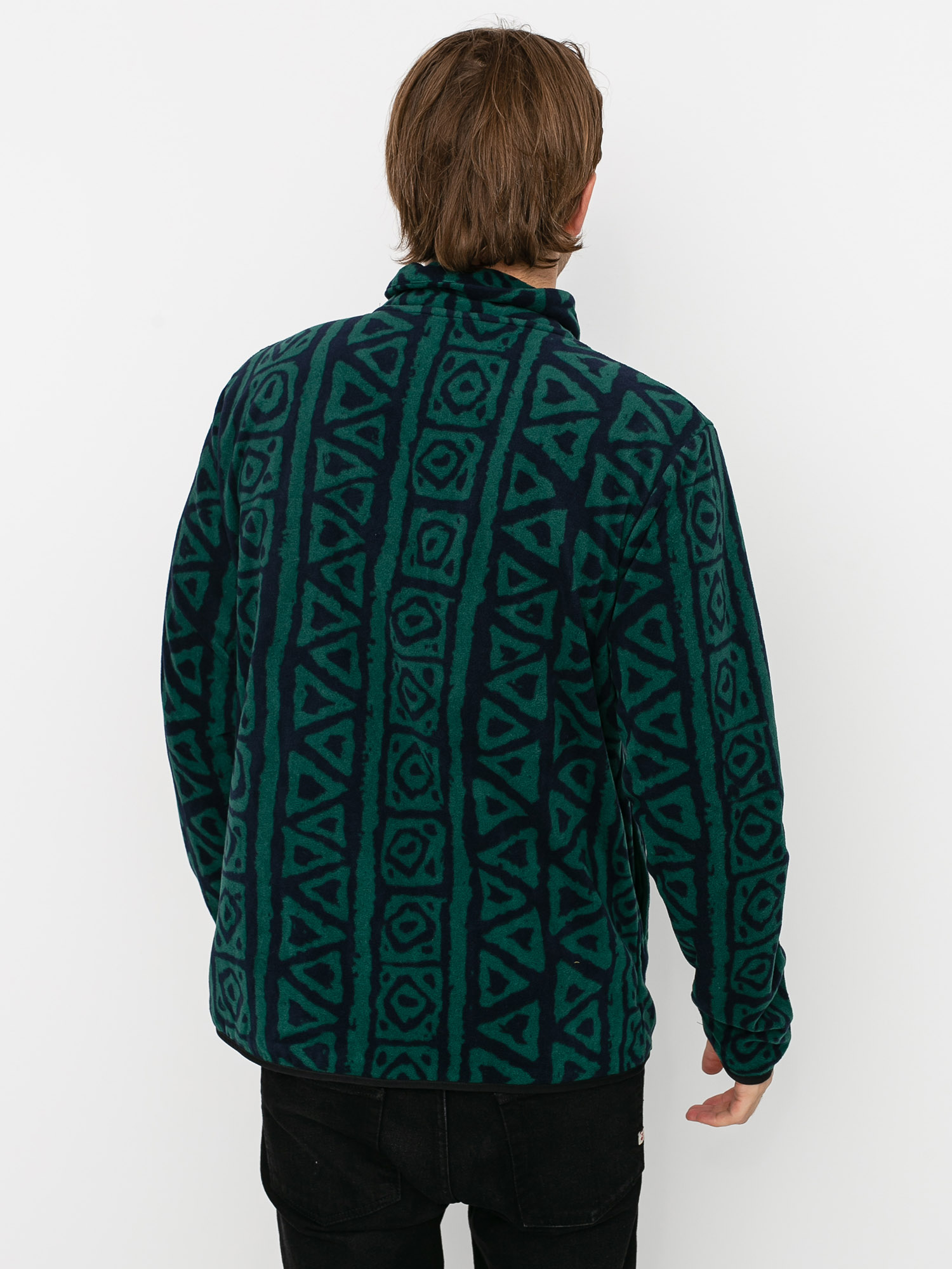 Herren Quiksilver Sound Waves Fleecejacke (navy blazer sound wave)