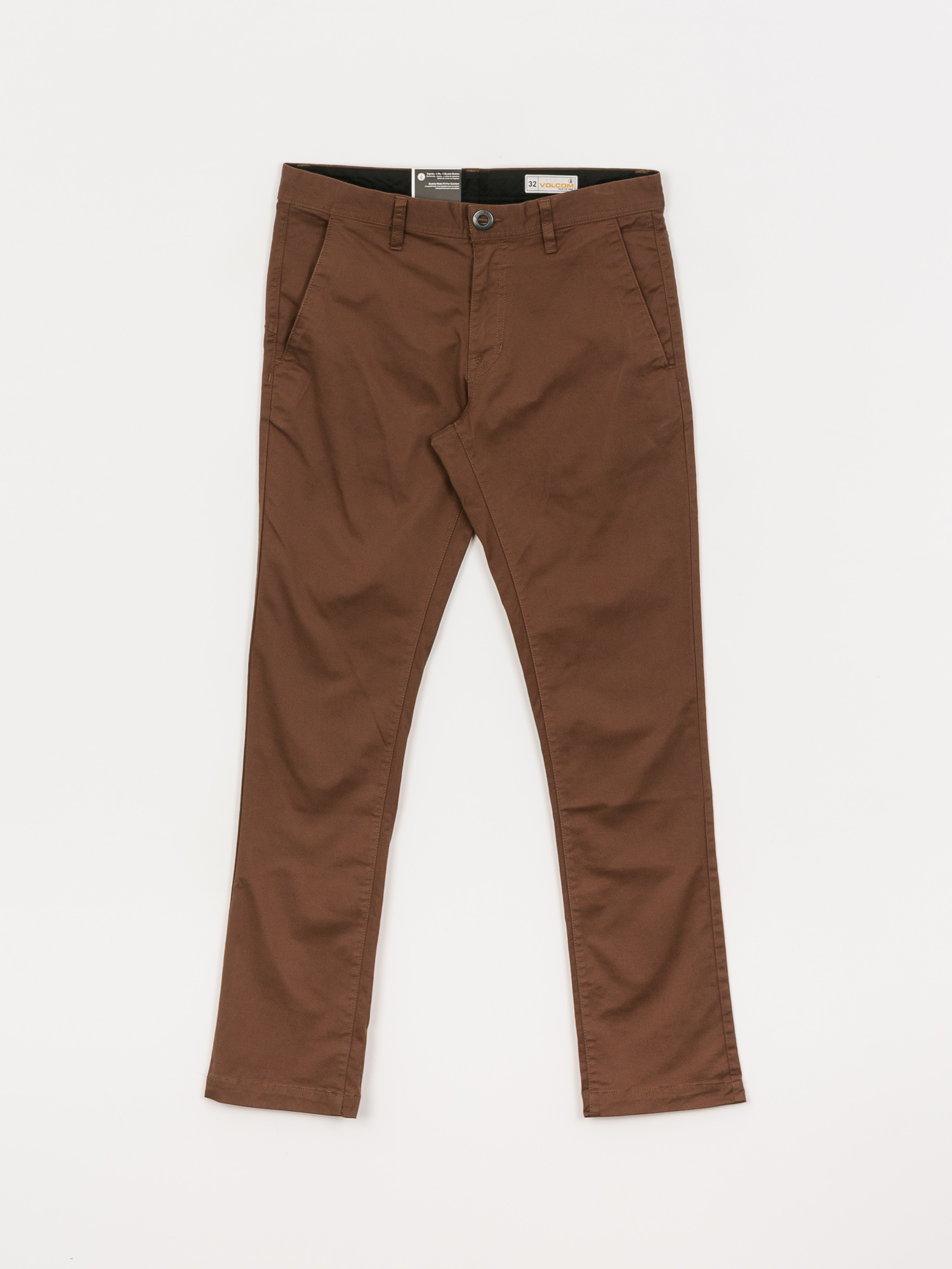 Volcom Frickin Slim Chino Pants (vintage brown)
