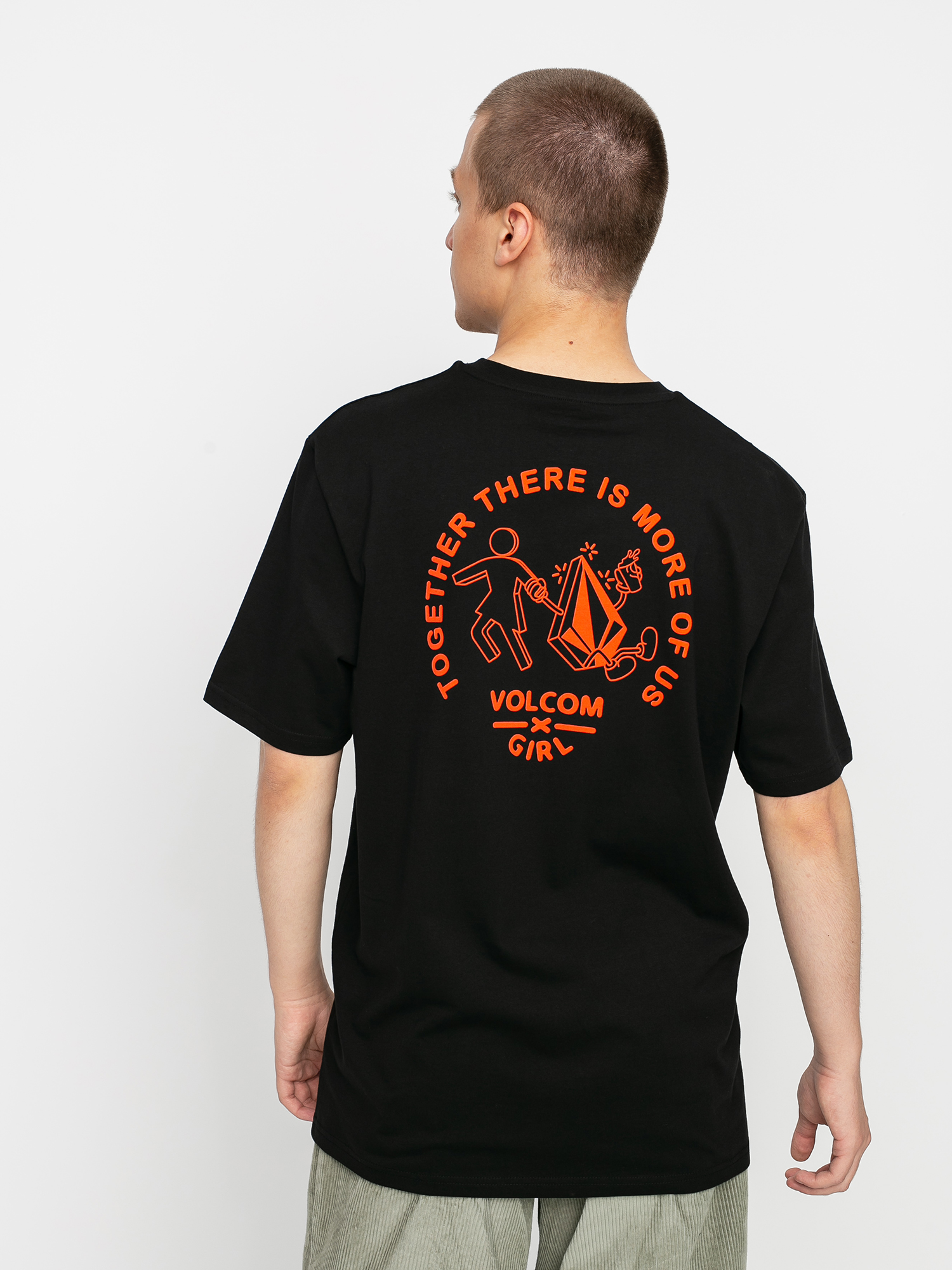 Volcom X Girl Skateboards  Stonely Rlx T-shirt (black)