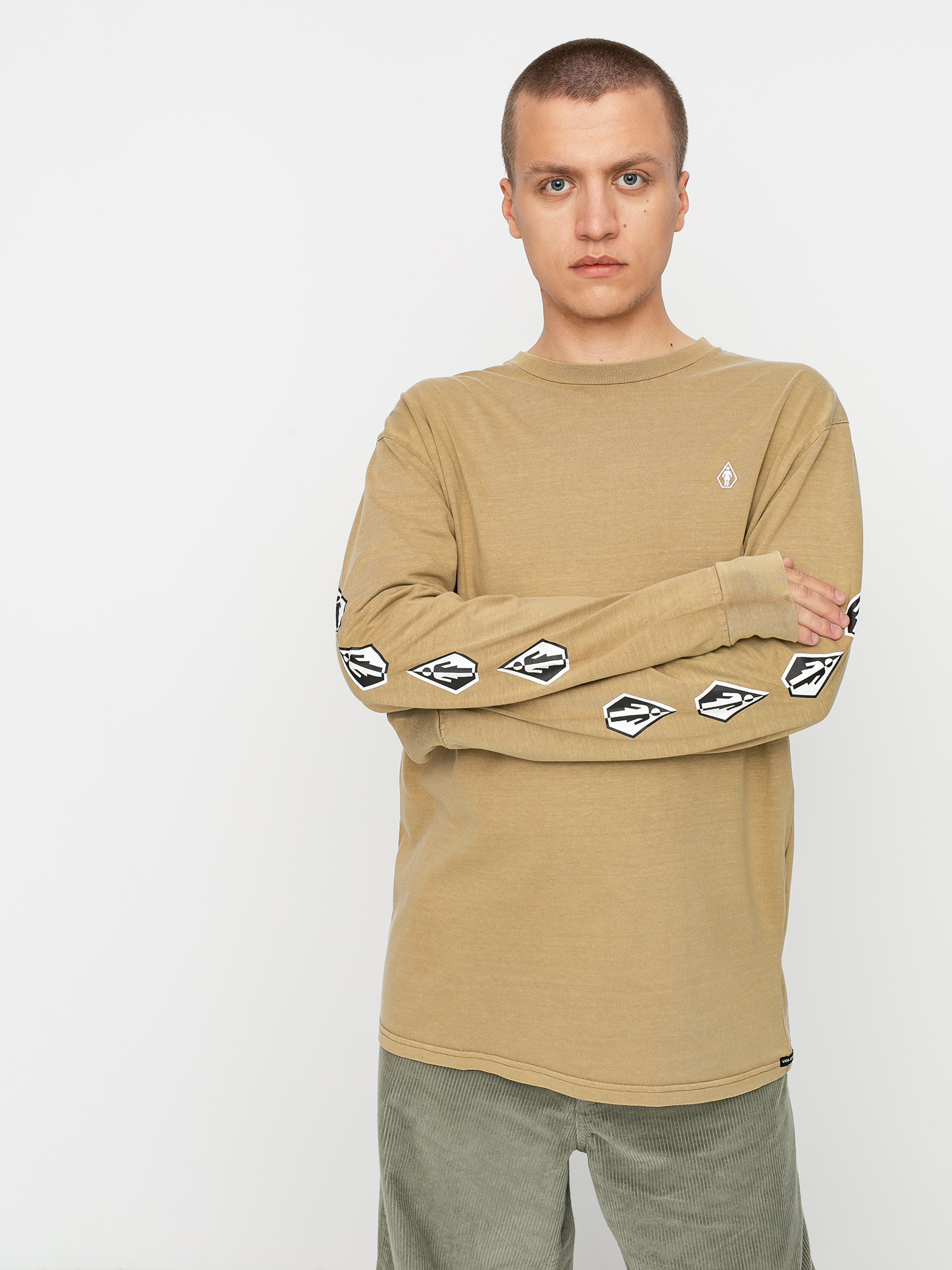 Volcom X Girl Skateboards Deadly Girl Longsleeve (sanddune)