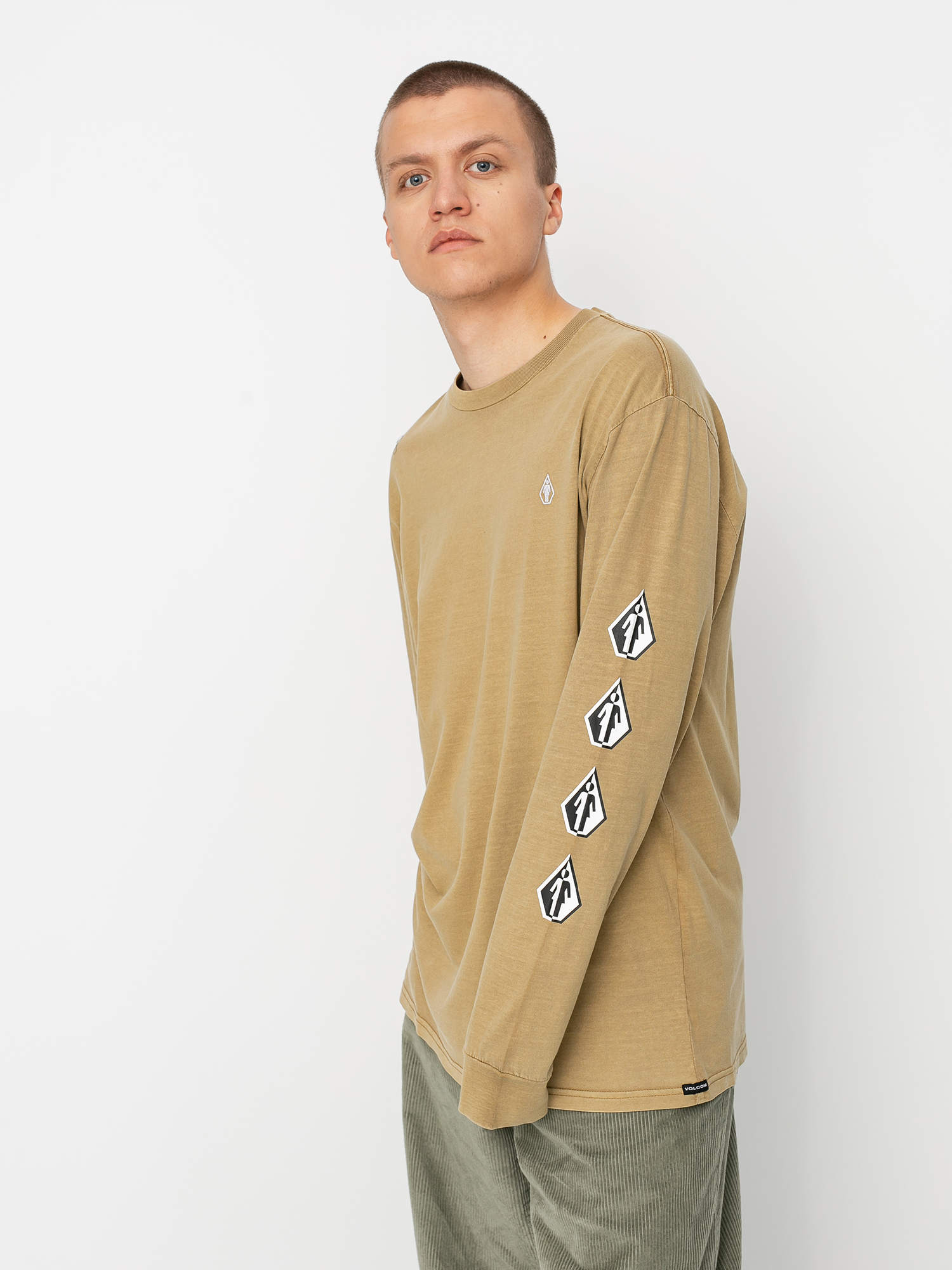 Volcom X Girl Skateboards Deadly Girl Longsleeve (sanddune)