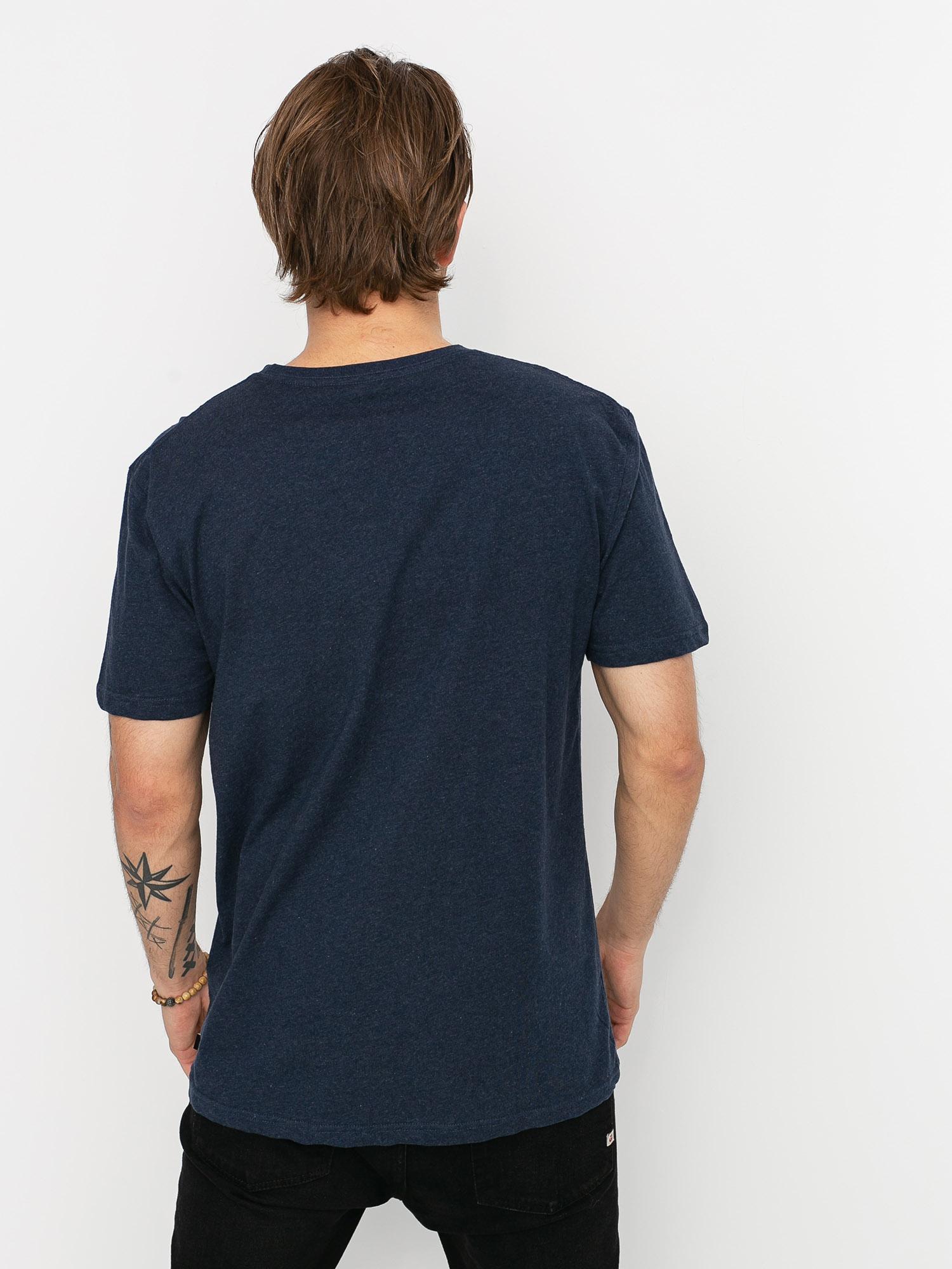Quiksilver High Piped T-shirt (navy blazer heather)