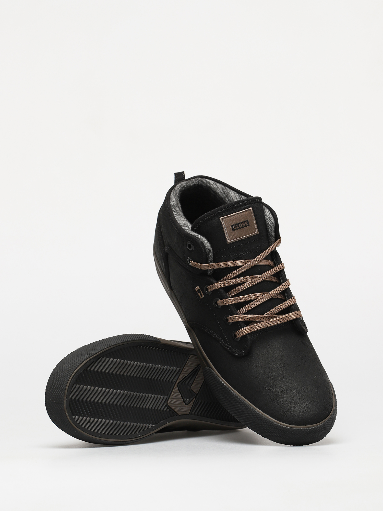Globe Motley Mid Shoes black (black/brown/winter)