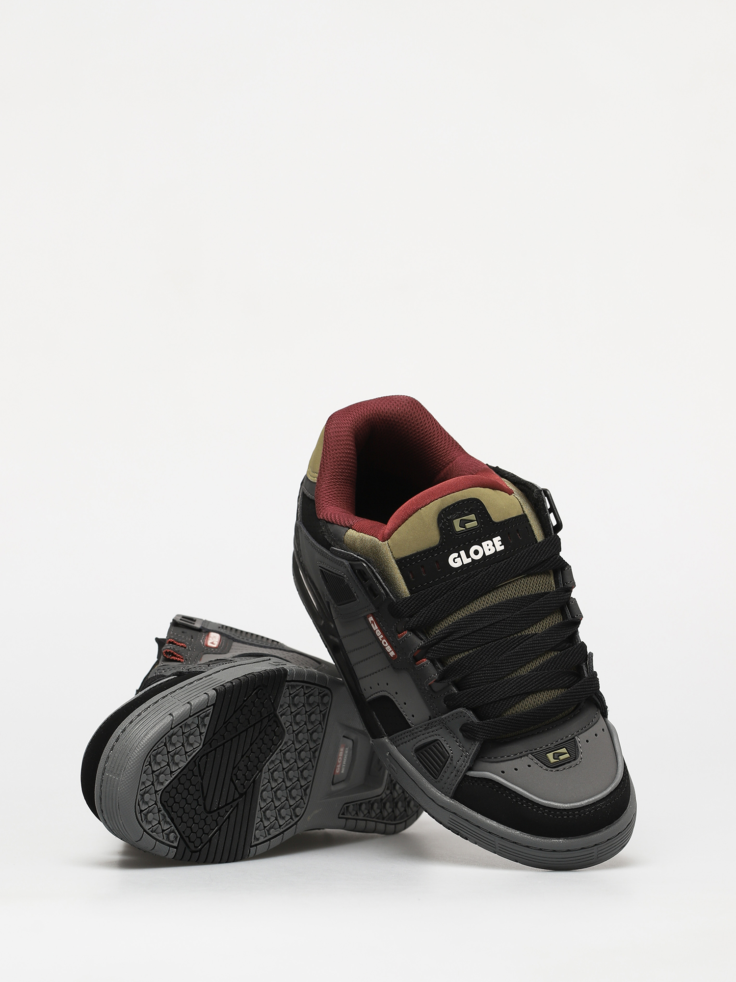 Globe Sabre Shoes grey charcoal black iron