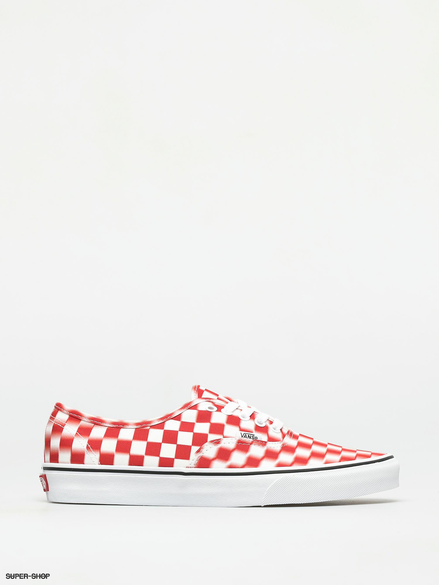 Vans Authentic Shoes check/true white/red)