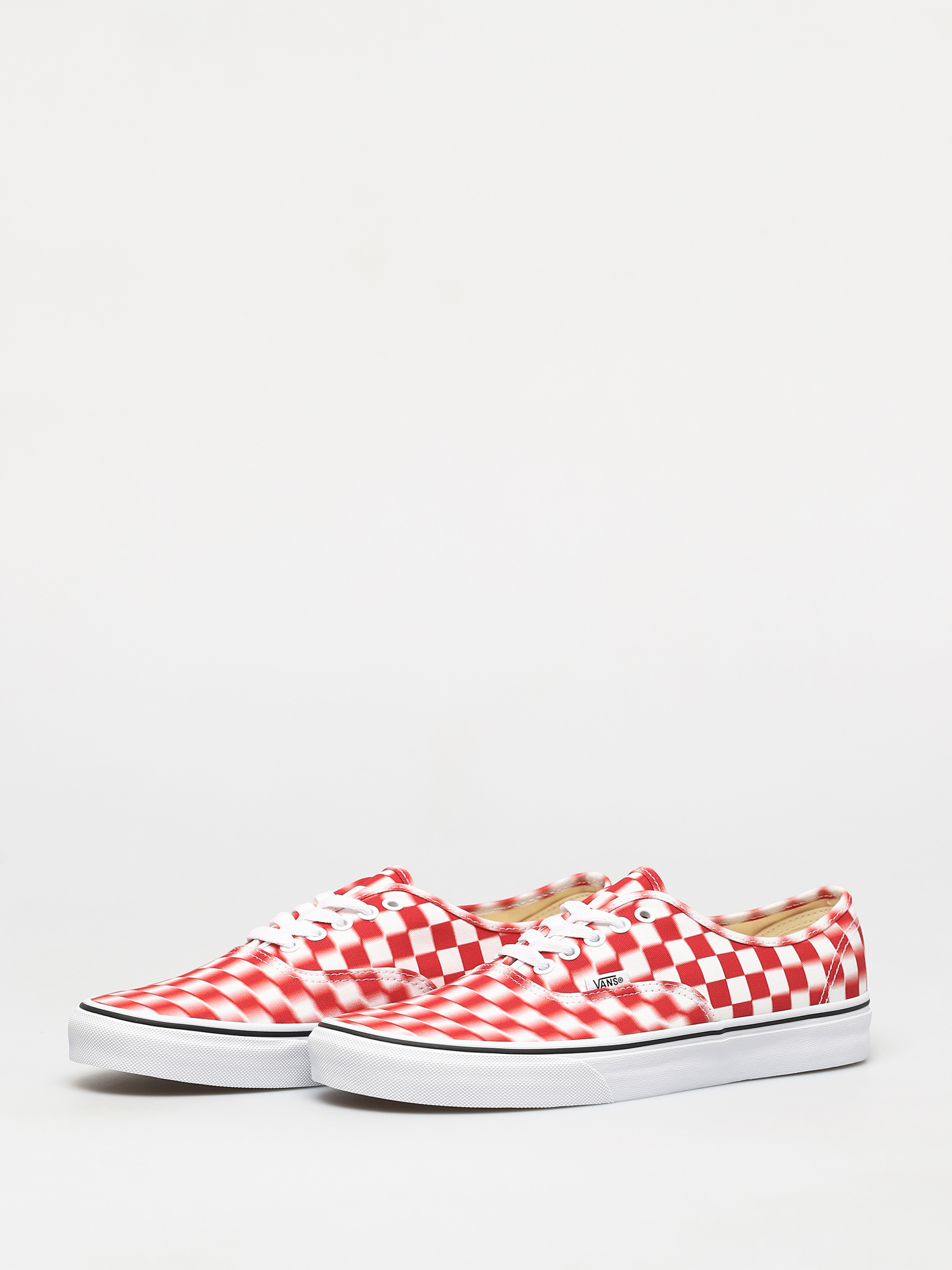 Vans Authentic Schuhe (blur check/true white/red)