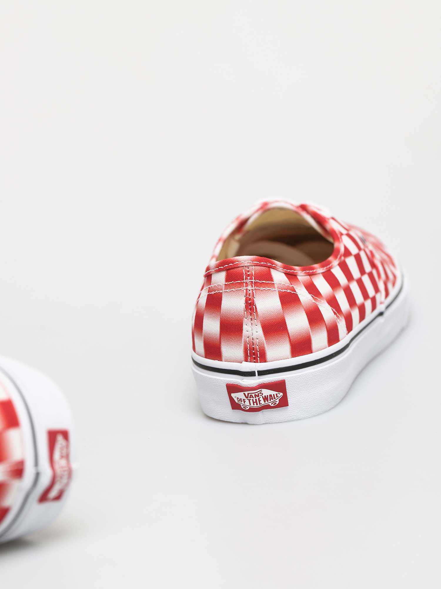 Vans Authentic Schuhe (blur check/true white/red)
