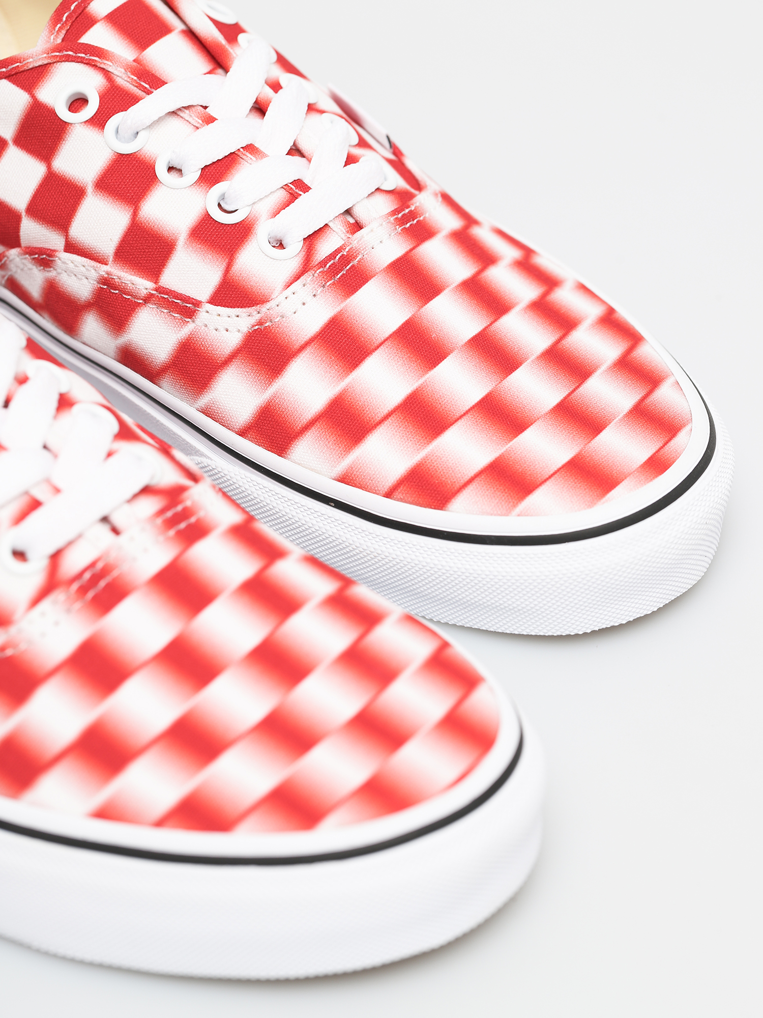 Vans Authentic Schuhe (blur check/true white/red)
