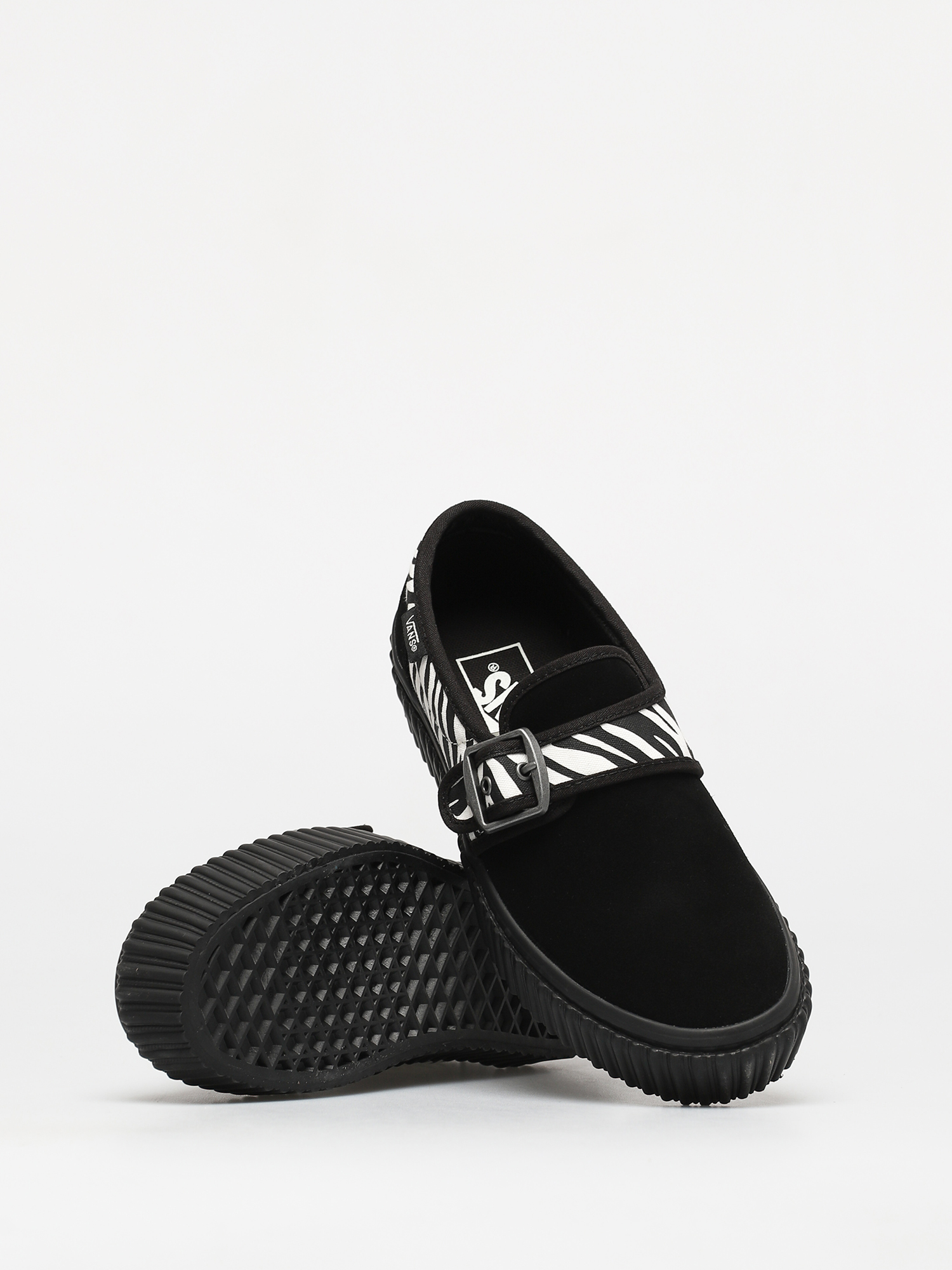 Vans Style 47 Creeper Shoes black (animal/zebra/black)