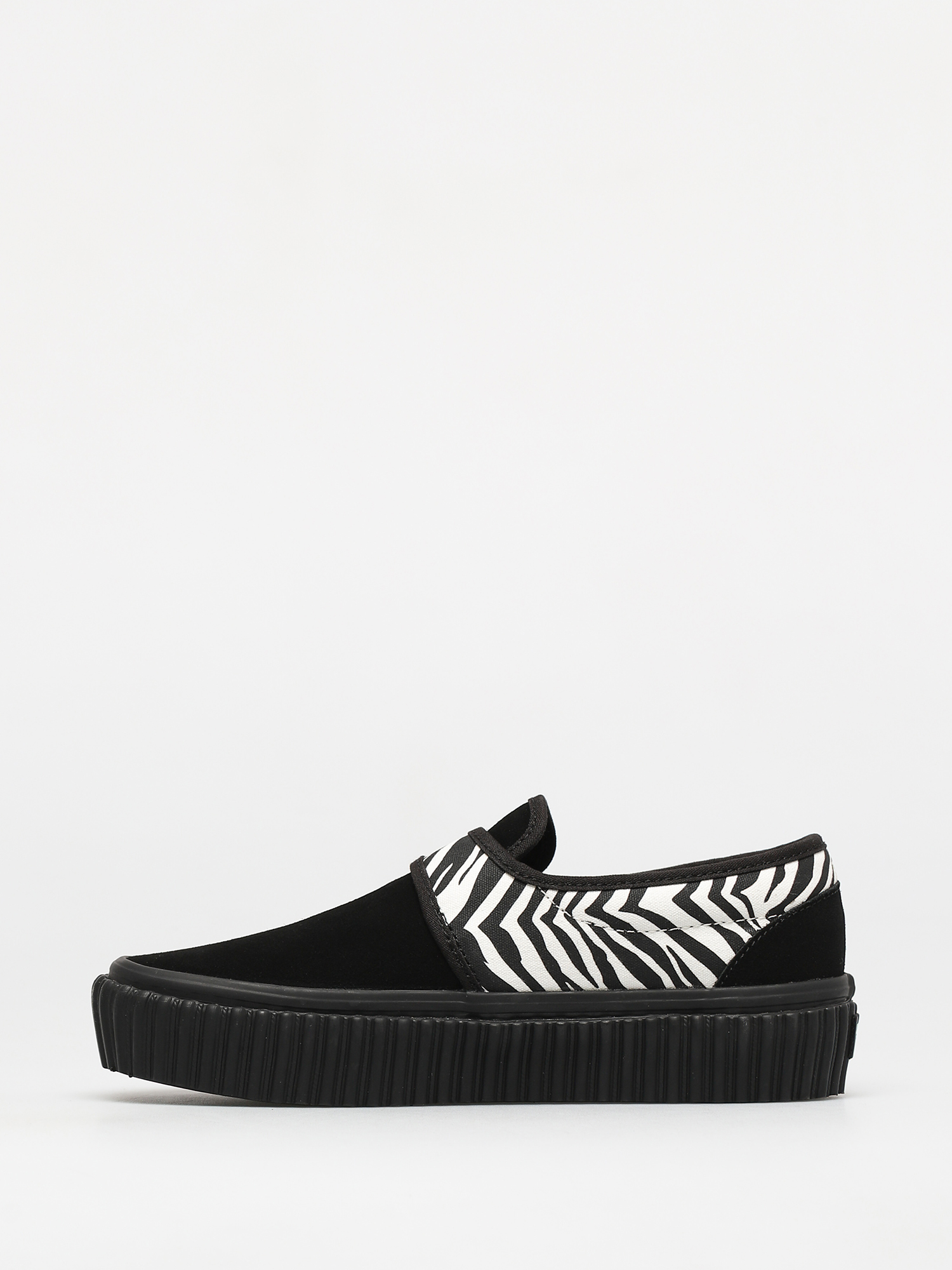 Vans Style 47 Creeper Shoes (animal/zebra/black)
