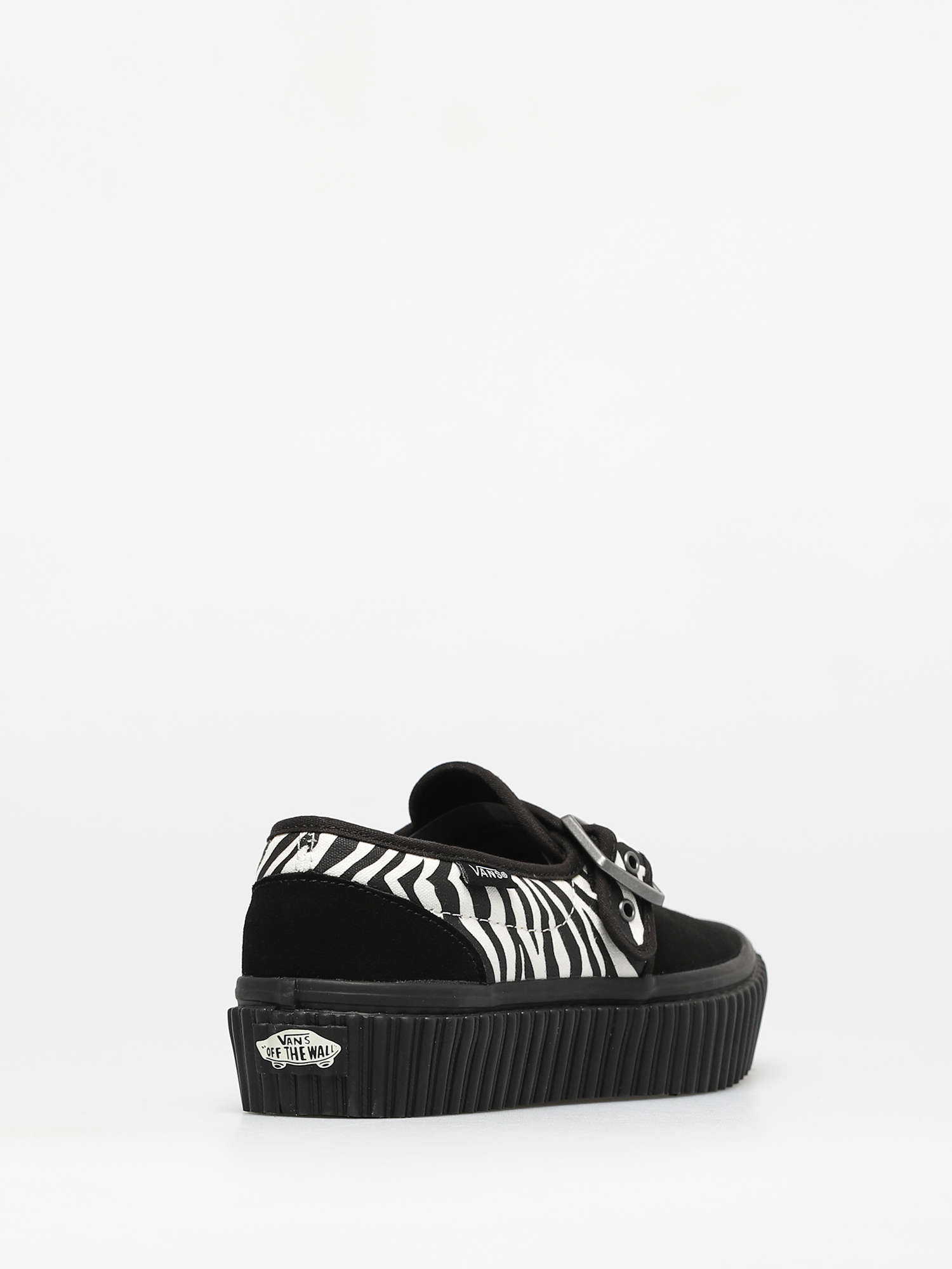 Vans Style 47 Creeper Shoes (animal/zebra/black)