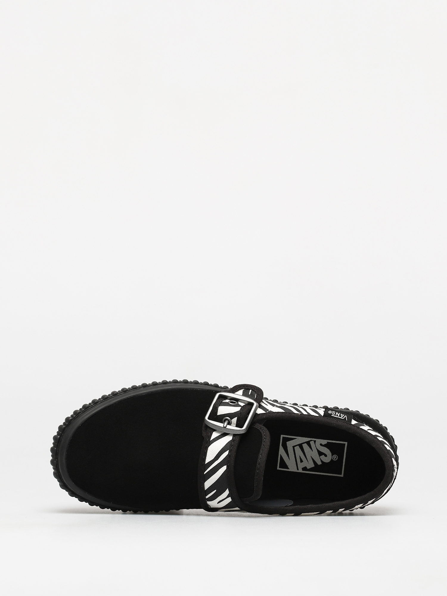 Vans Style 47 Creeper Shoes (animal/zebra/black)