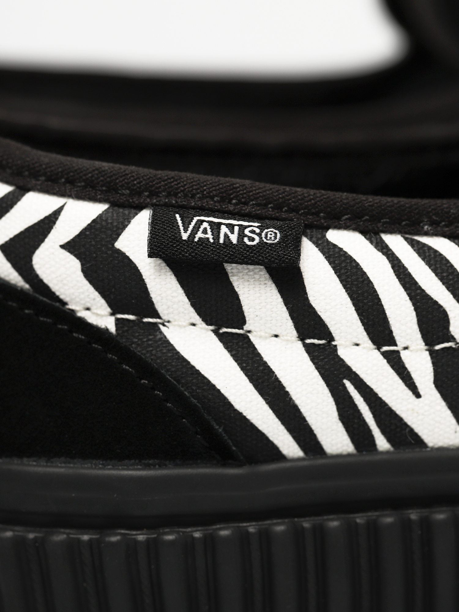 Vans Style 47 Creeper Shoes (animal/zebra/black)