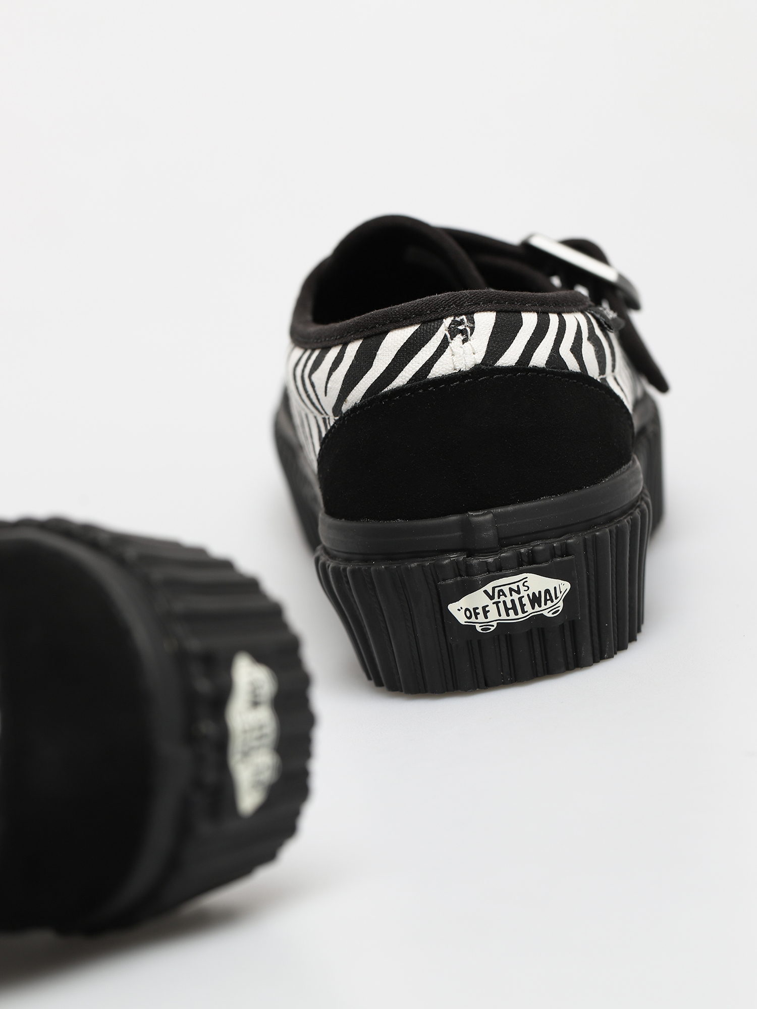 Vans Style 47 Creeper Shoes (animal/zebra/black)