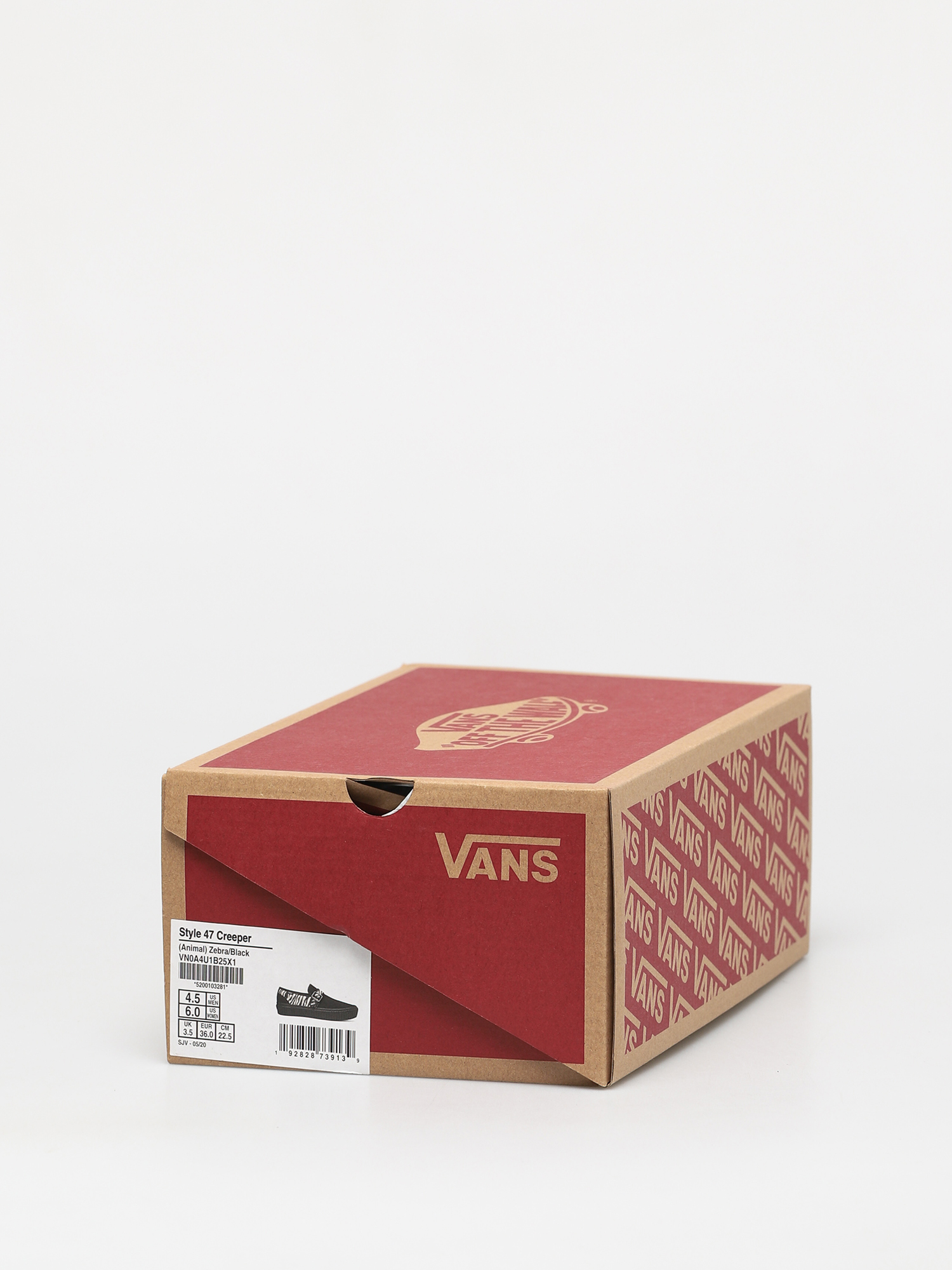 Vans Style 47 Creeper Shoes (animal/zebra/black)