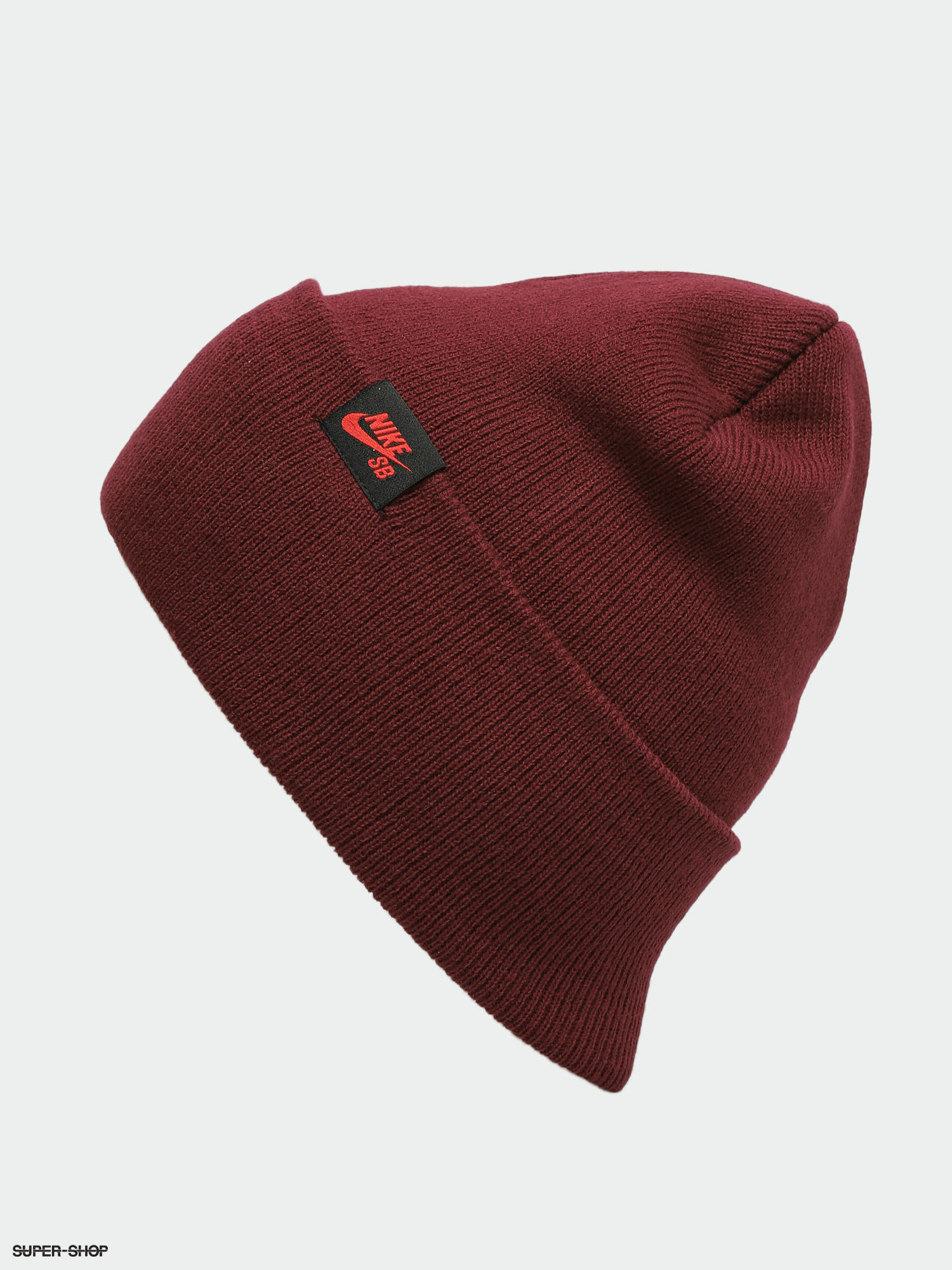 red nike sb beanie