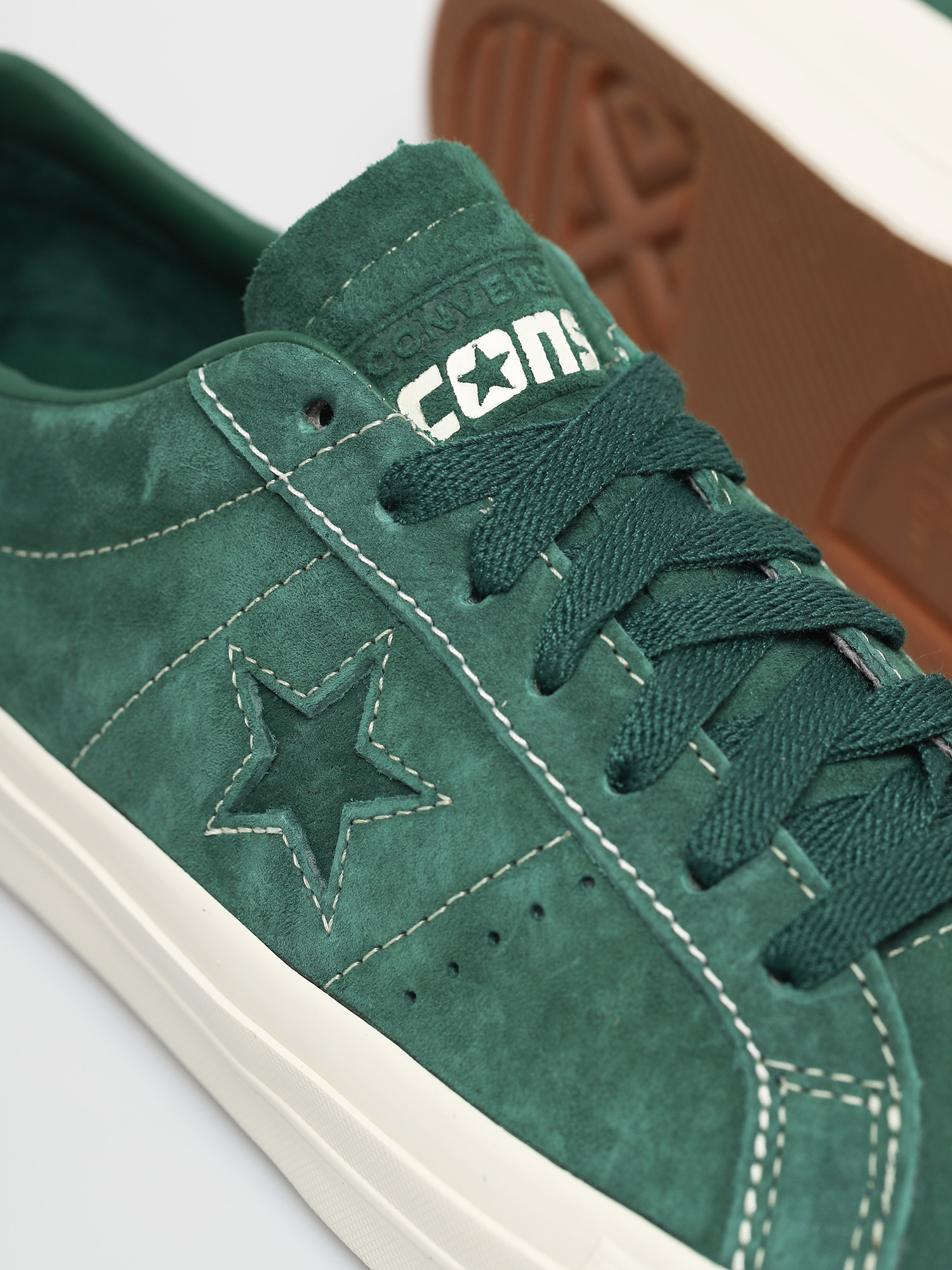 Converse One Star Pro Shoes (sap green)