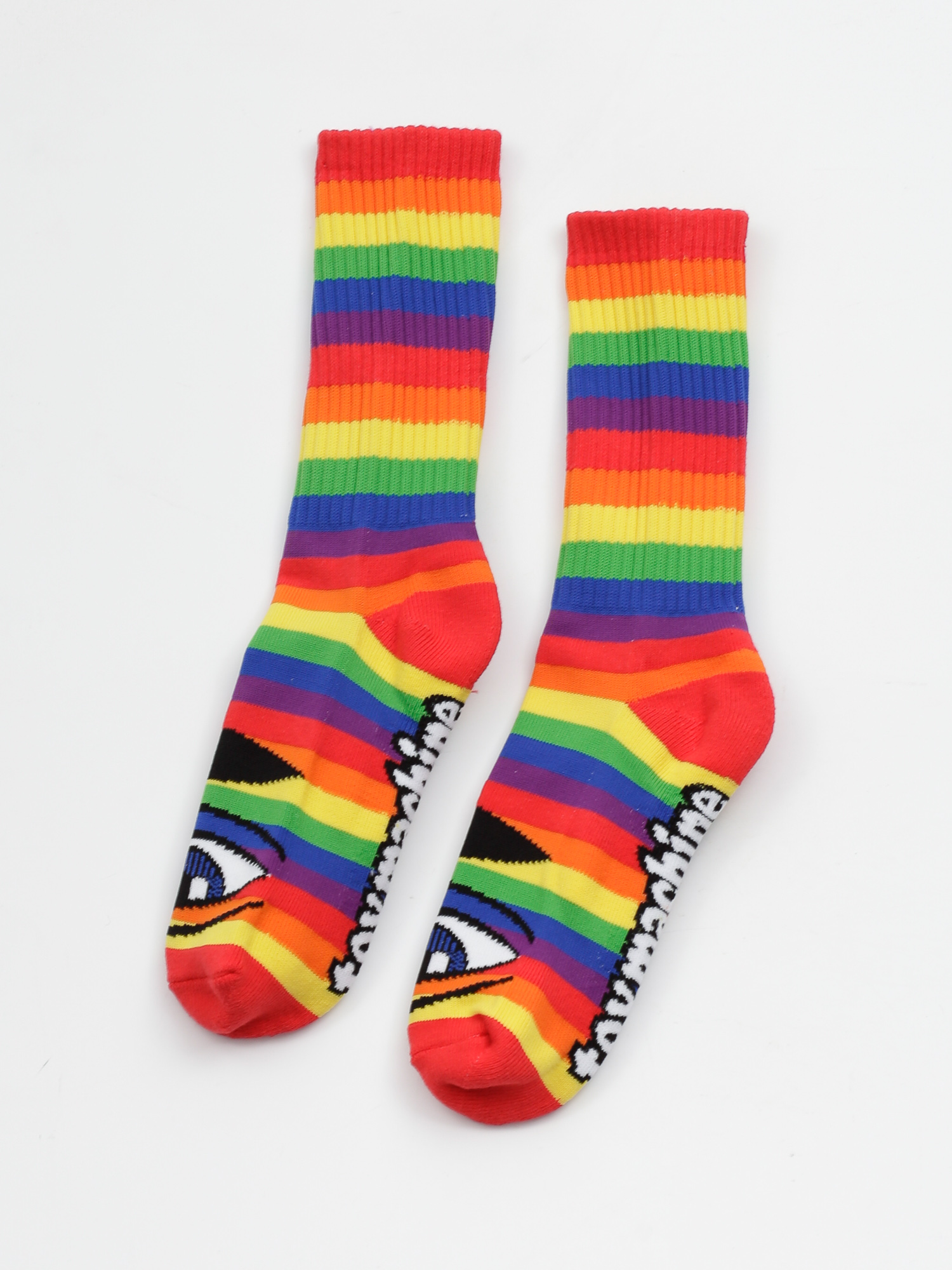 Toy Machine Sect Eye Socken (rainbow stripe)