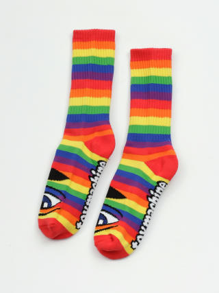 Toy Machine Sect Eye Socks (rainbow stripe)