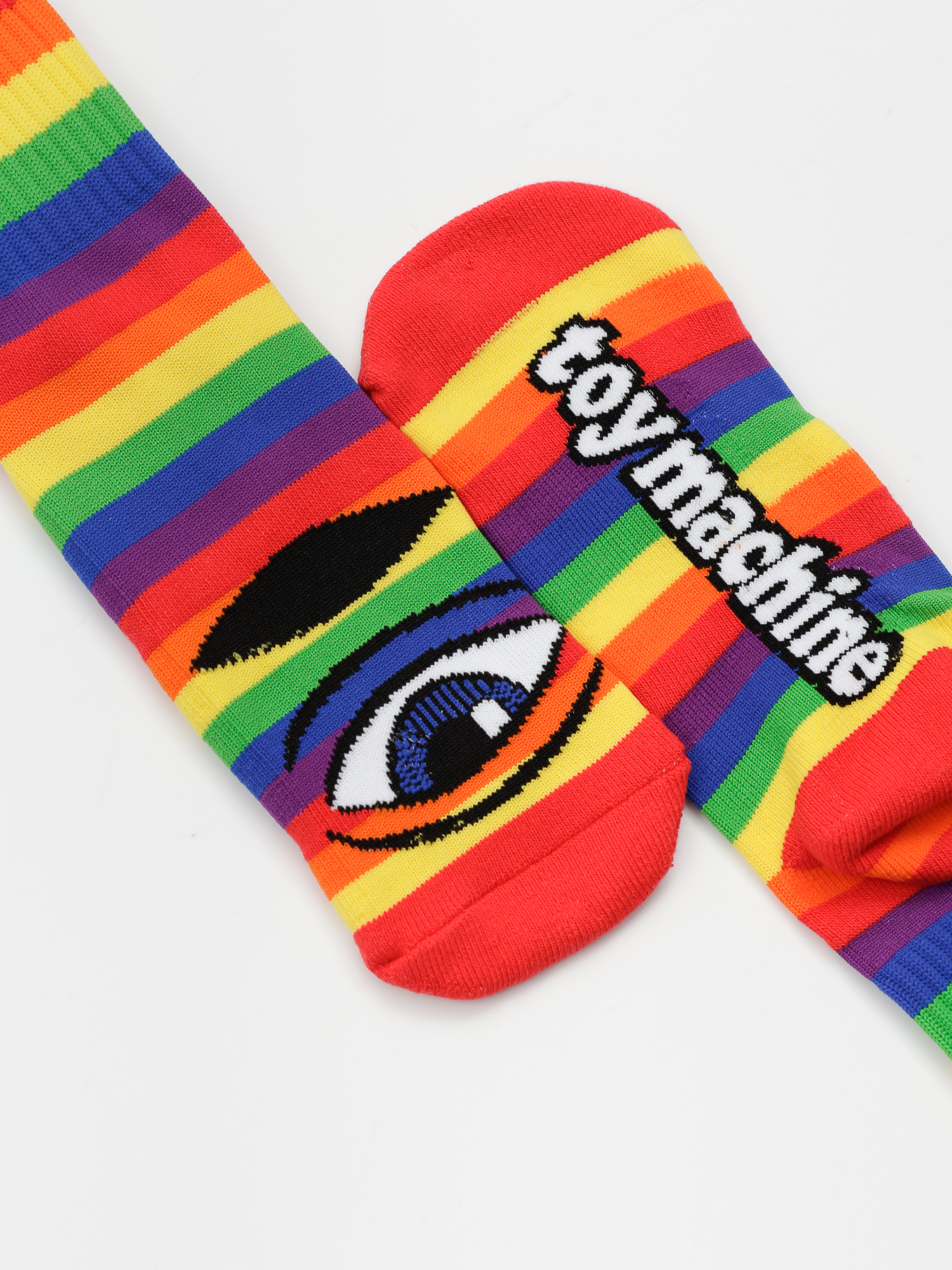 Toy Machine Sect Eye Socken (rainbow stripe)