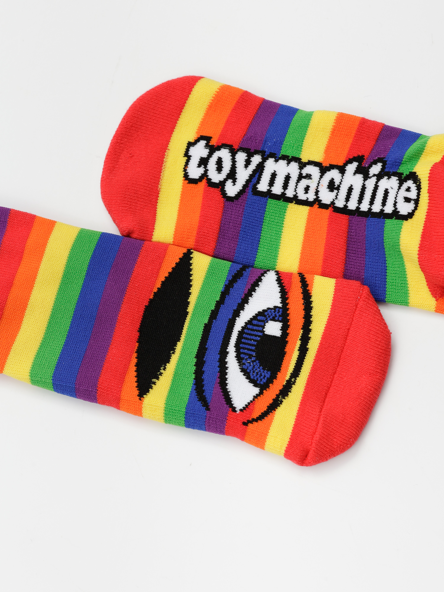 Toy Machine Sect Eye Socken (rainbow stripe)