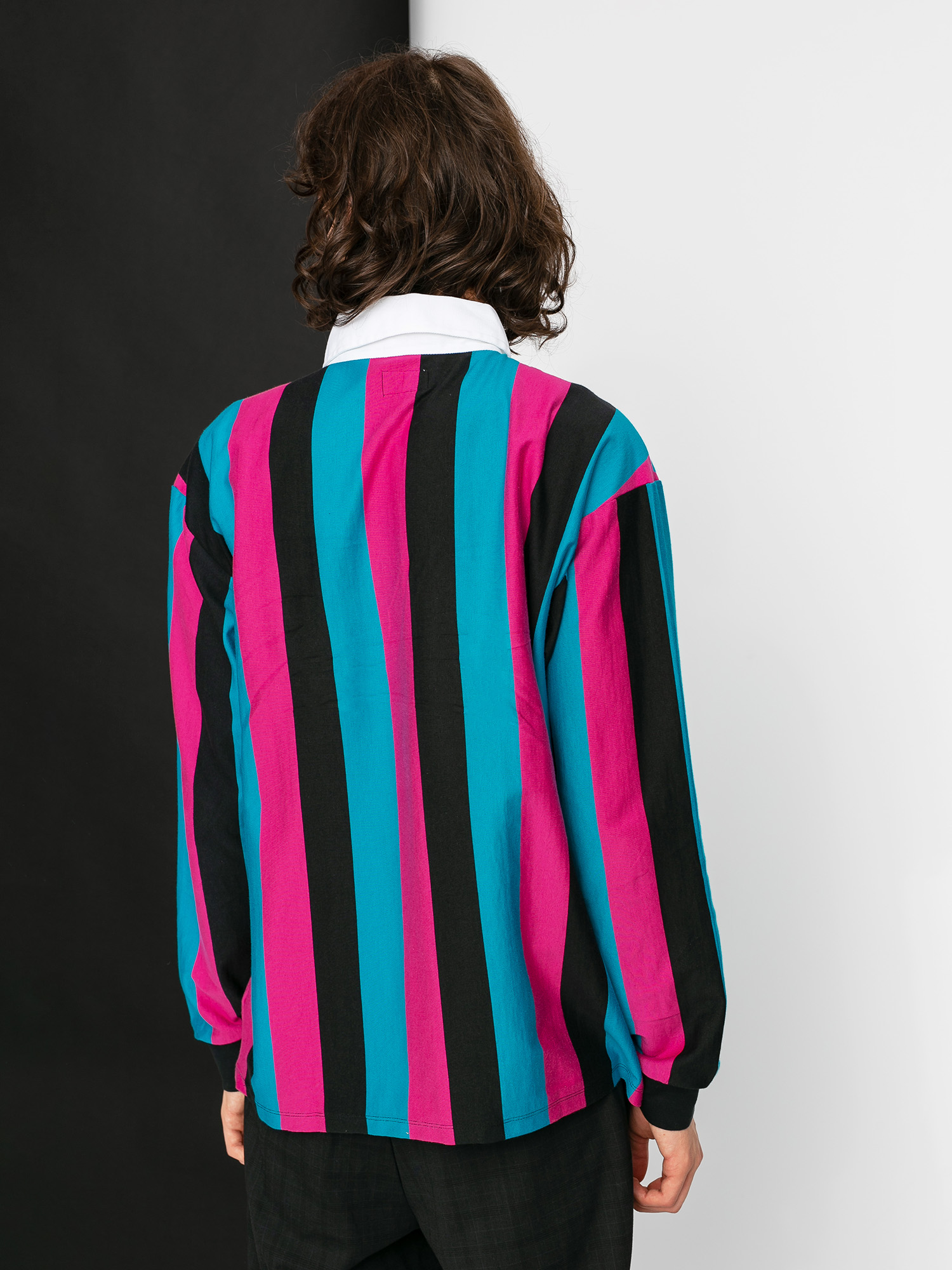 OBEY Side Polo t-shirt (black multi)