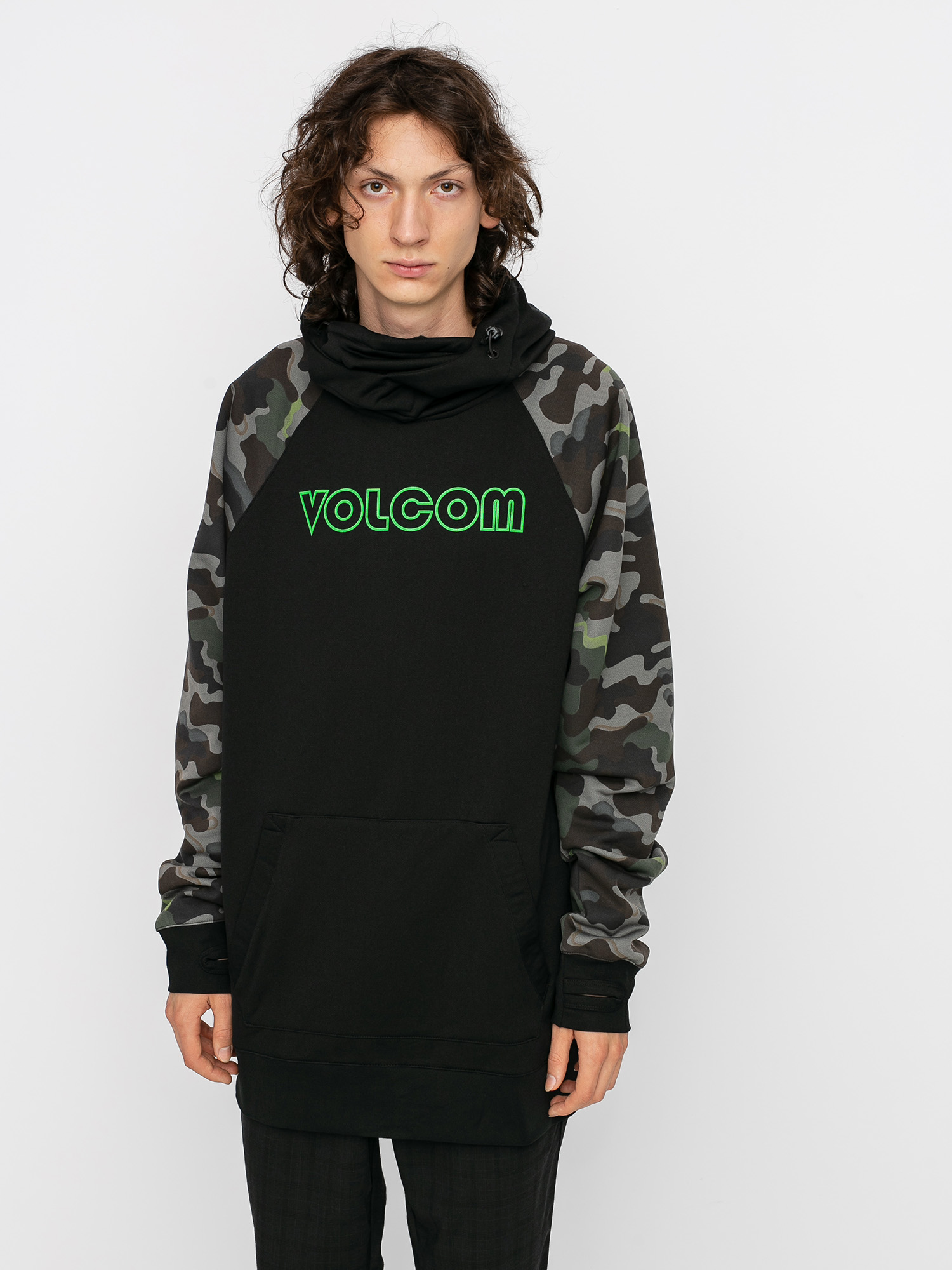 Mens Volcom Hydro Riding HD Active sweatshirt (army)