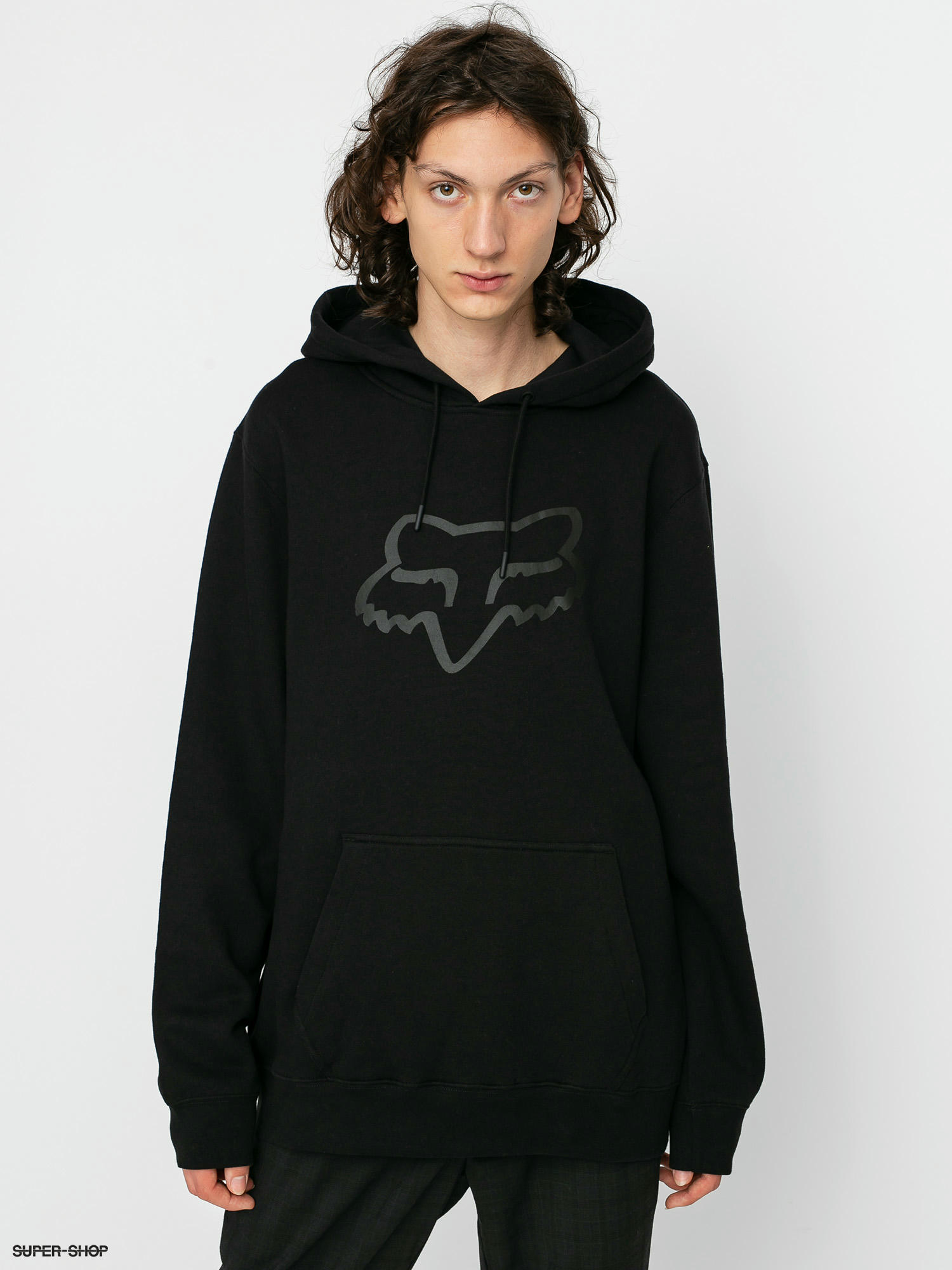 Fox Hoodie Legacy Head HD (black/black)