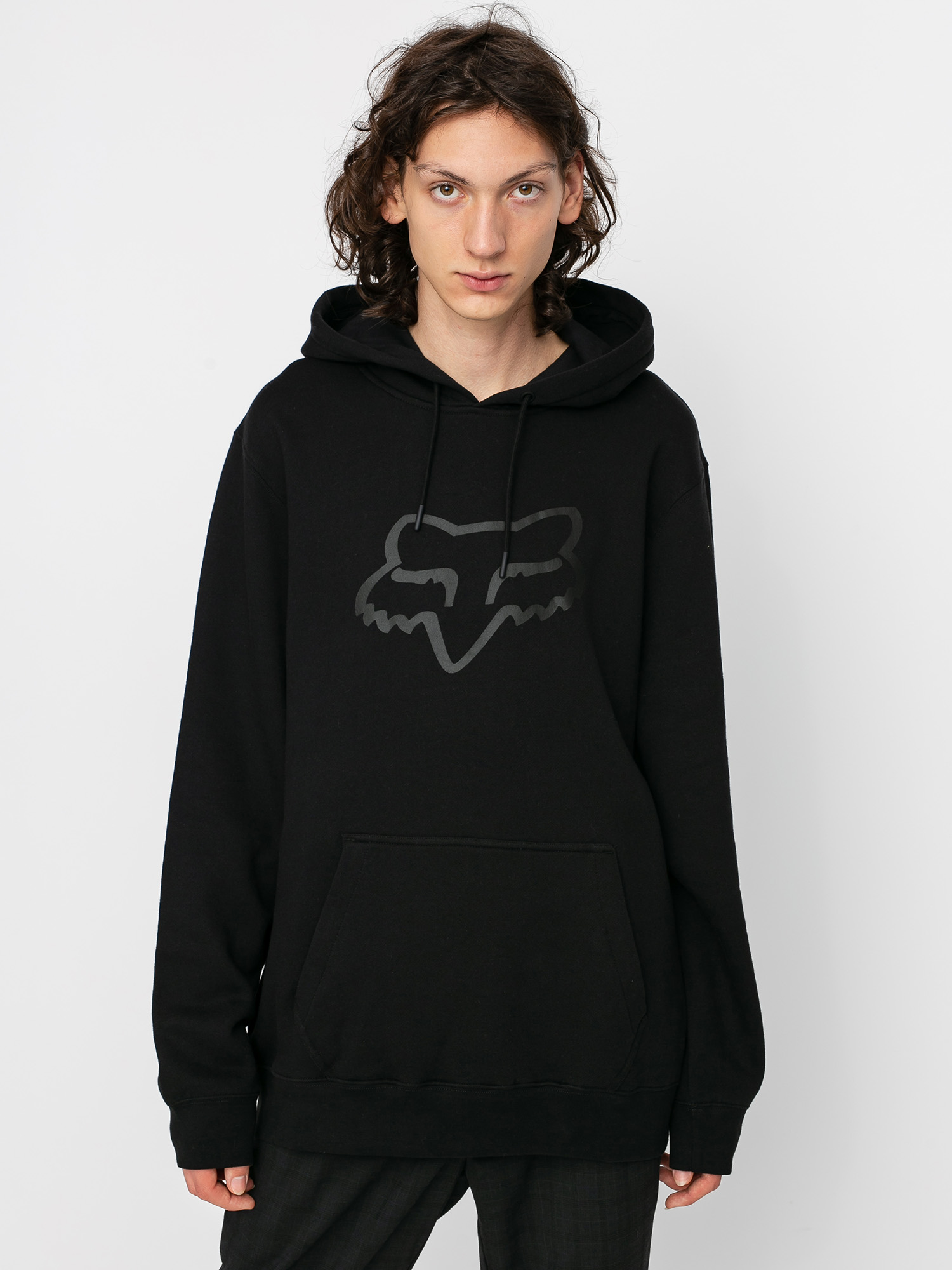 Fox Hoodie Legacy Head HD (black/black)