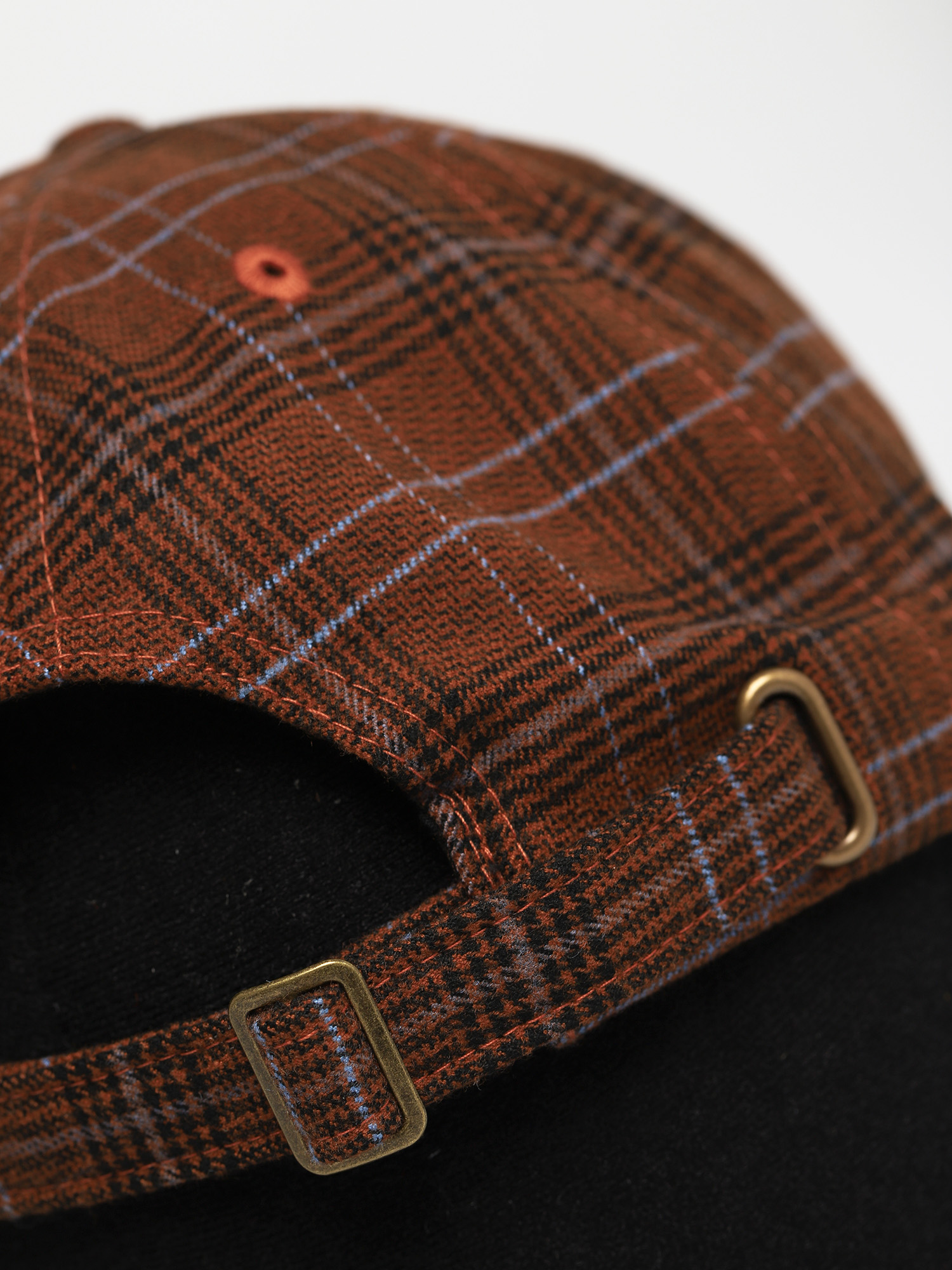 Stussy Big Logo Plaid Low Pro ZD Cap (brown)