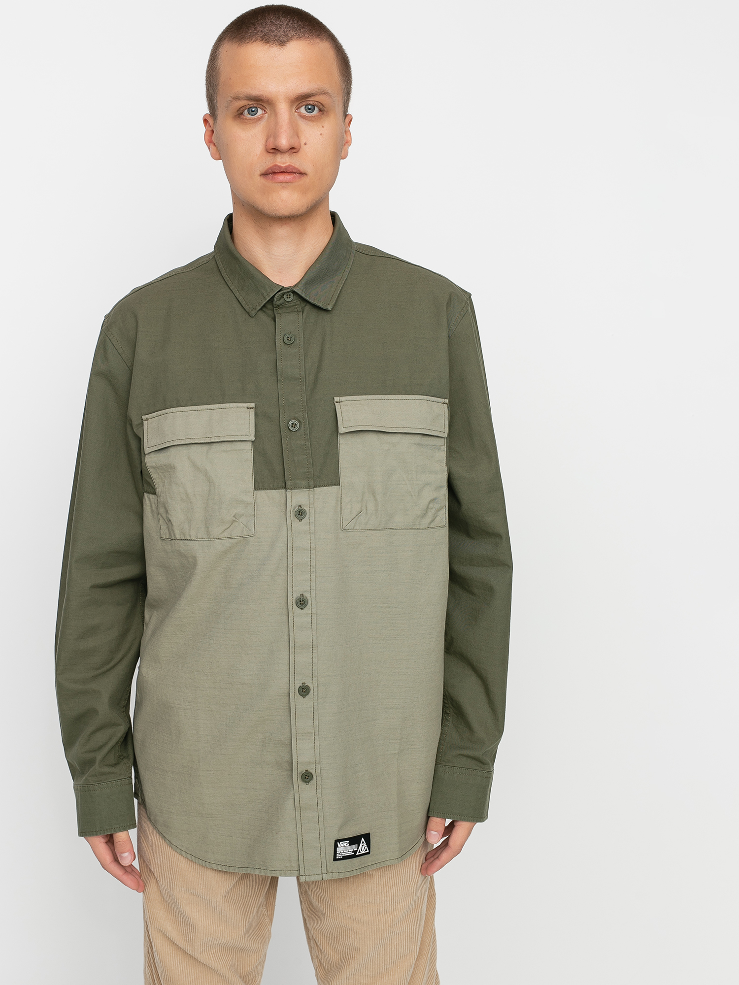 Vans 66 Supply Ls Shirt (grape leaf)