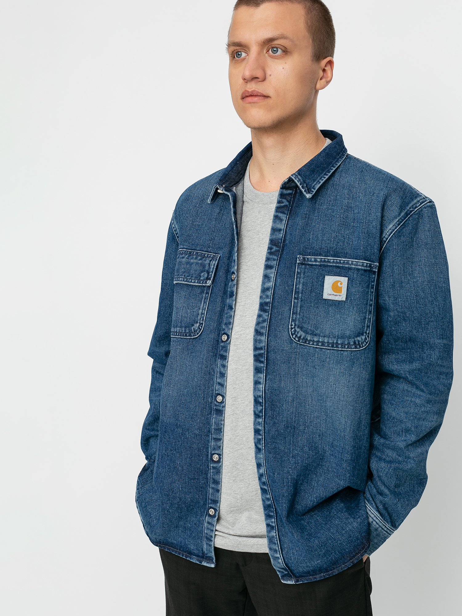Carhartt WIP Salinac Shirt (blue)