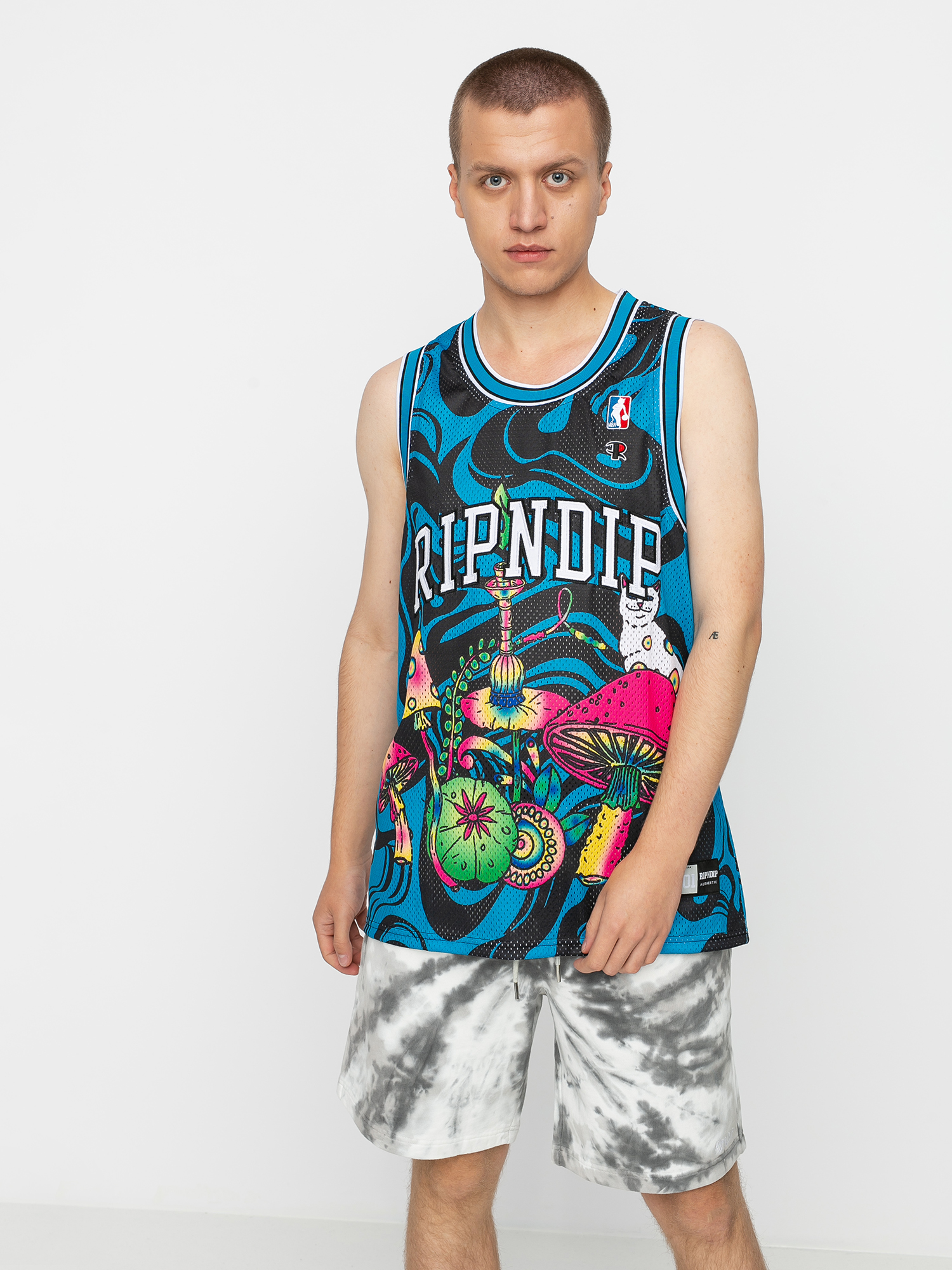 RipNDip Psychedelic Basketball Tank top - multicolor (black/blue)
