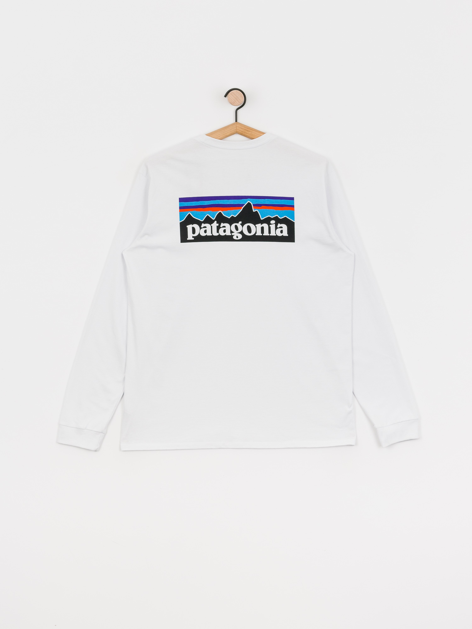 Patagonia P 6 Logo Responsibili Longsleeve (white)