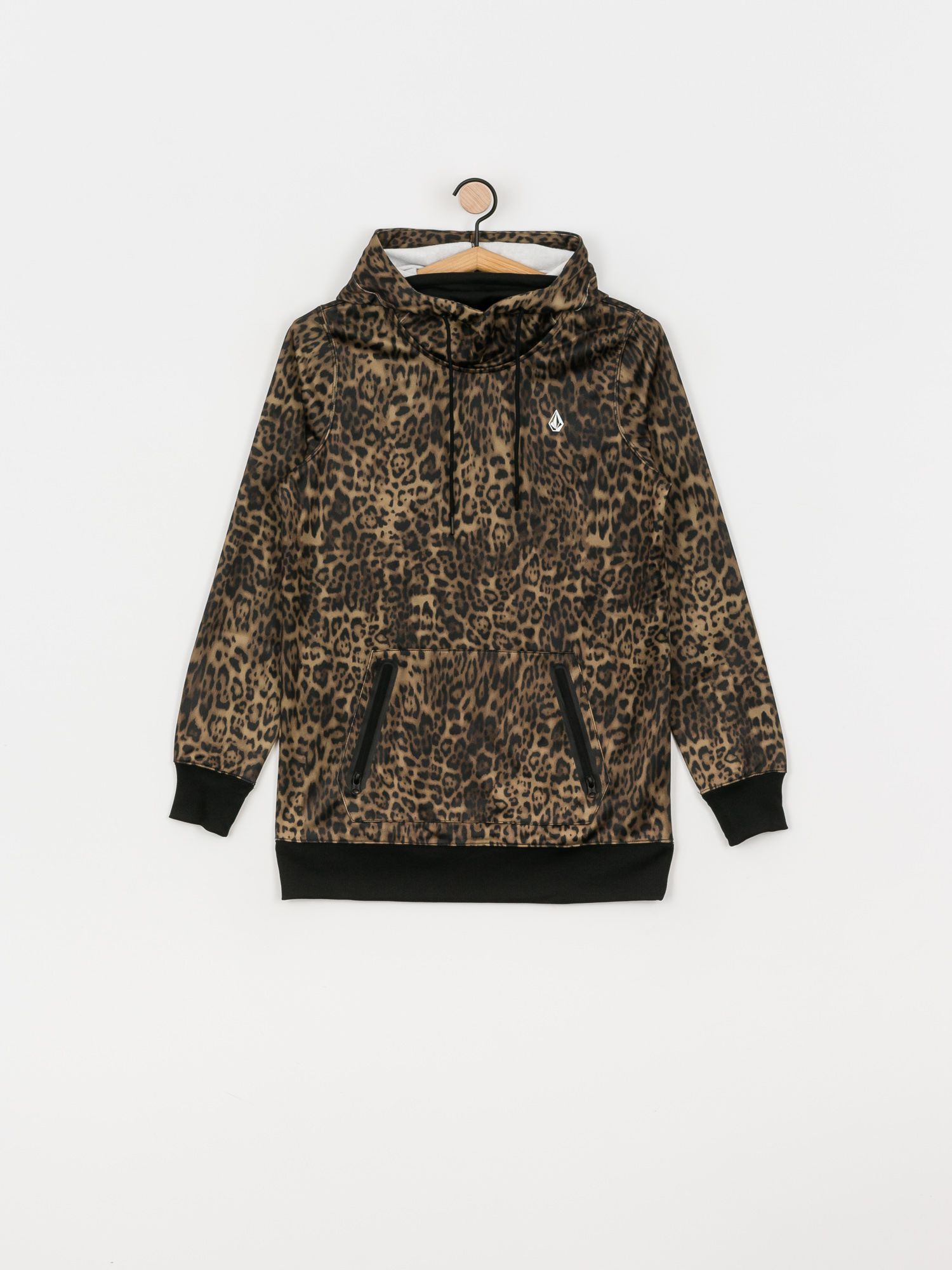 Womens Volcom Spring Shred HD Active sweatshirt (leopard)