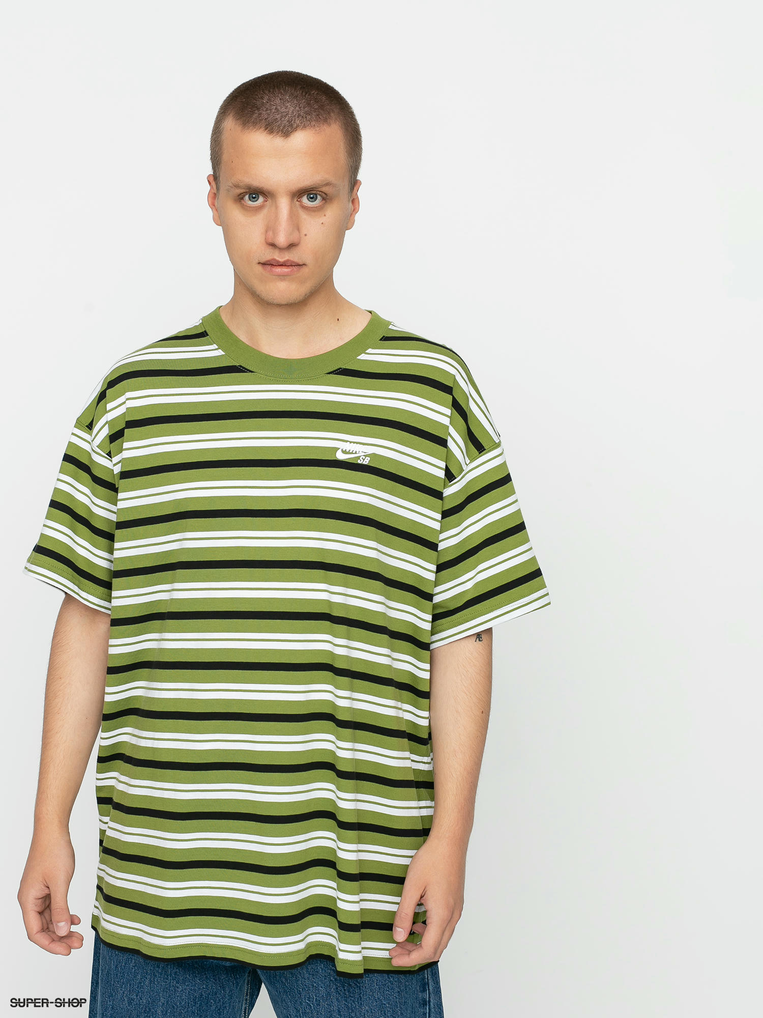 Nike SB Stripe T-shirt (asparagus)