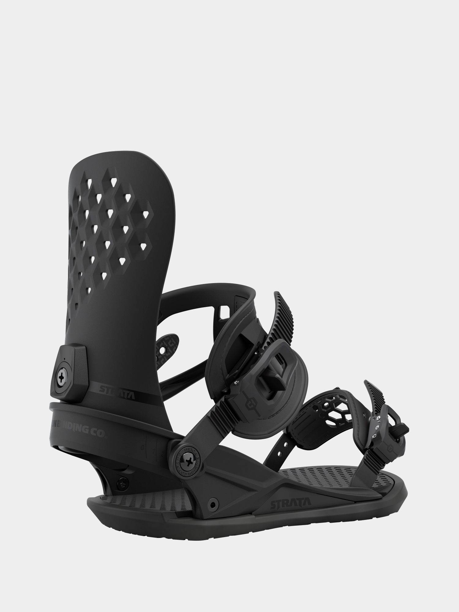 Mens Union Strata Snowboard bindings (black)