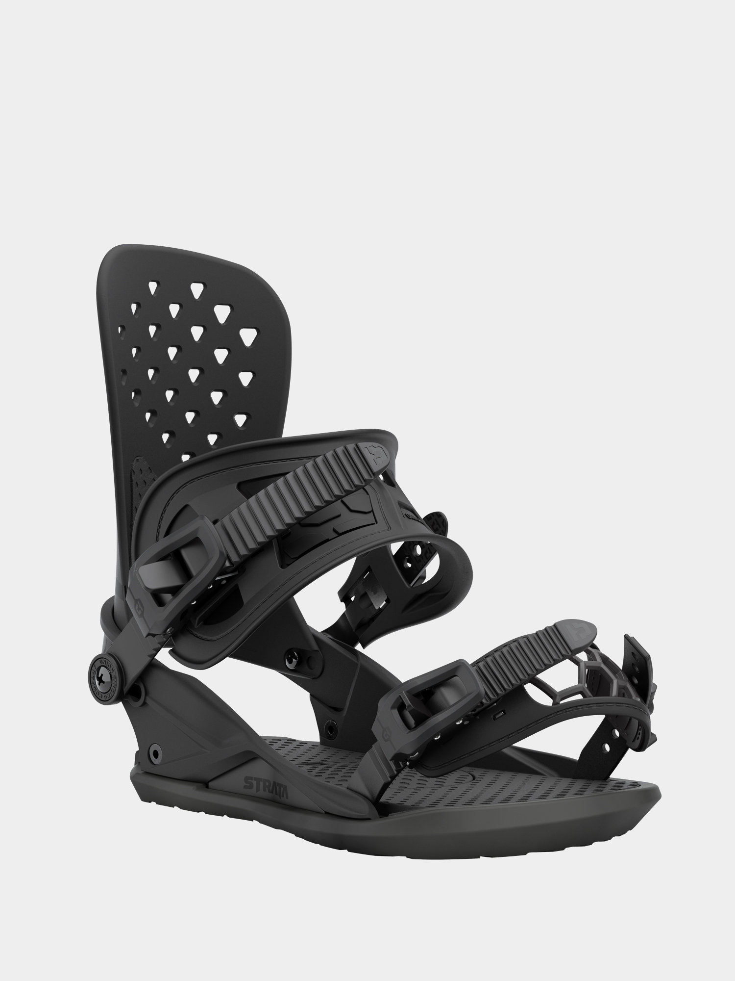 Mens Union Strata Snowboard bindings (black)
