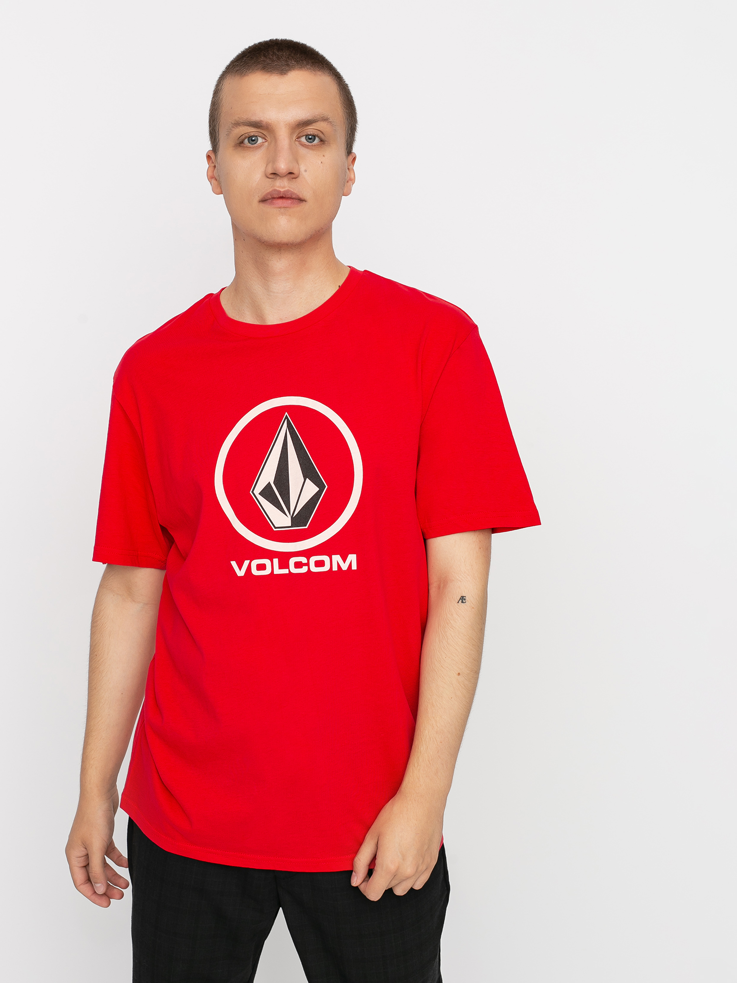 Volcom Crisp Stone Bsc T-shirt (fiery red)