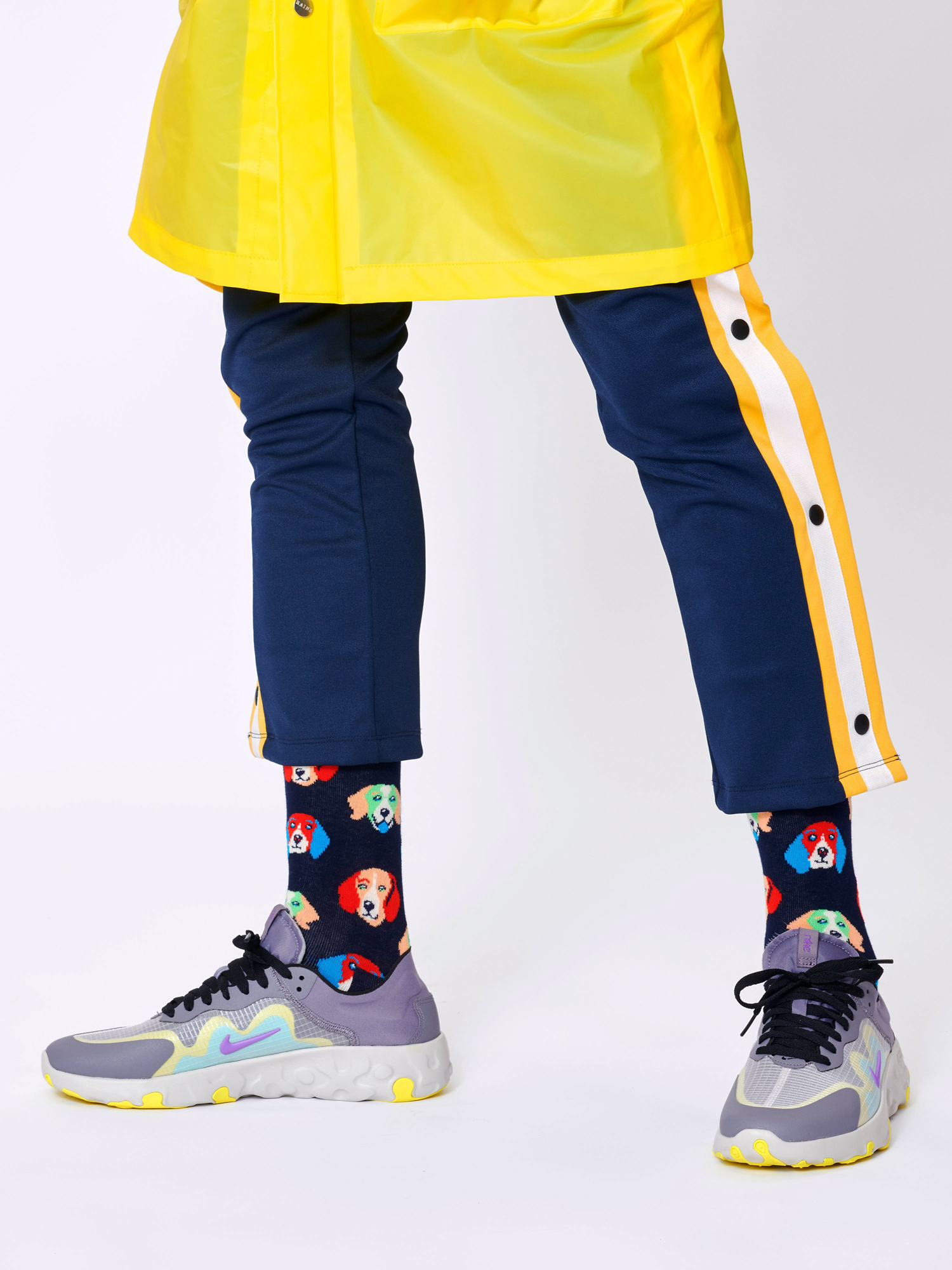 Happy Socks Beagle Socken (navy)