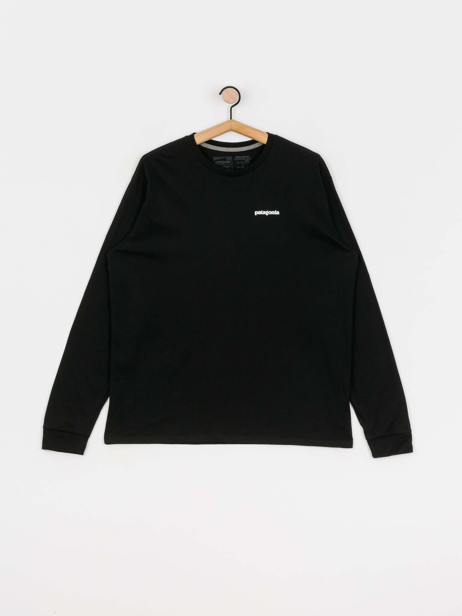Patagonia P 6 Logo Responsibili Longsleeve (black)