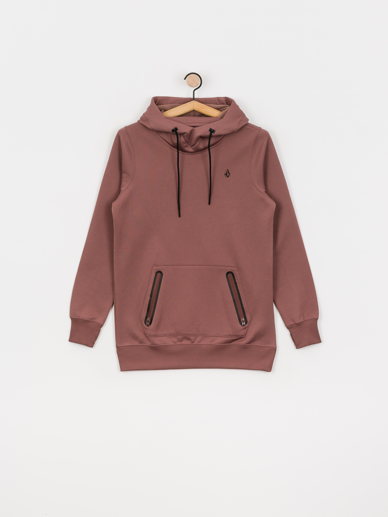 Womens Volcom Spring Shred HD Active sweatshirt (rose wood)