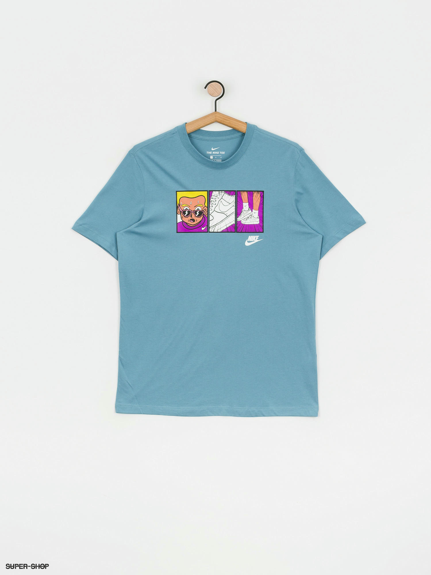 cerulean nike shirt