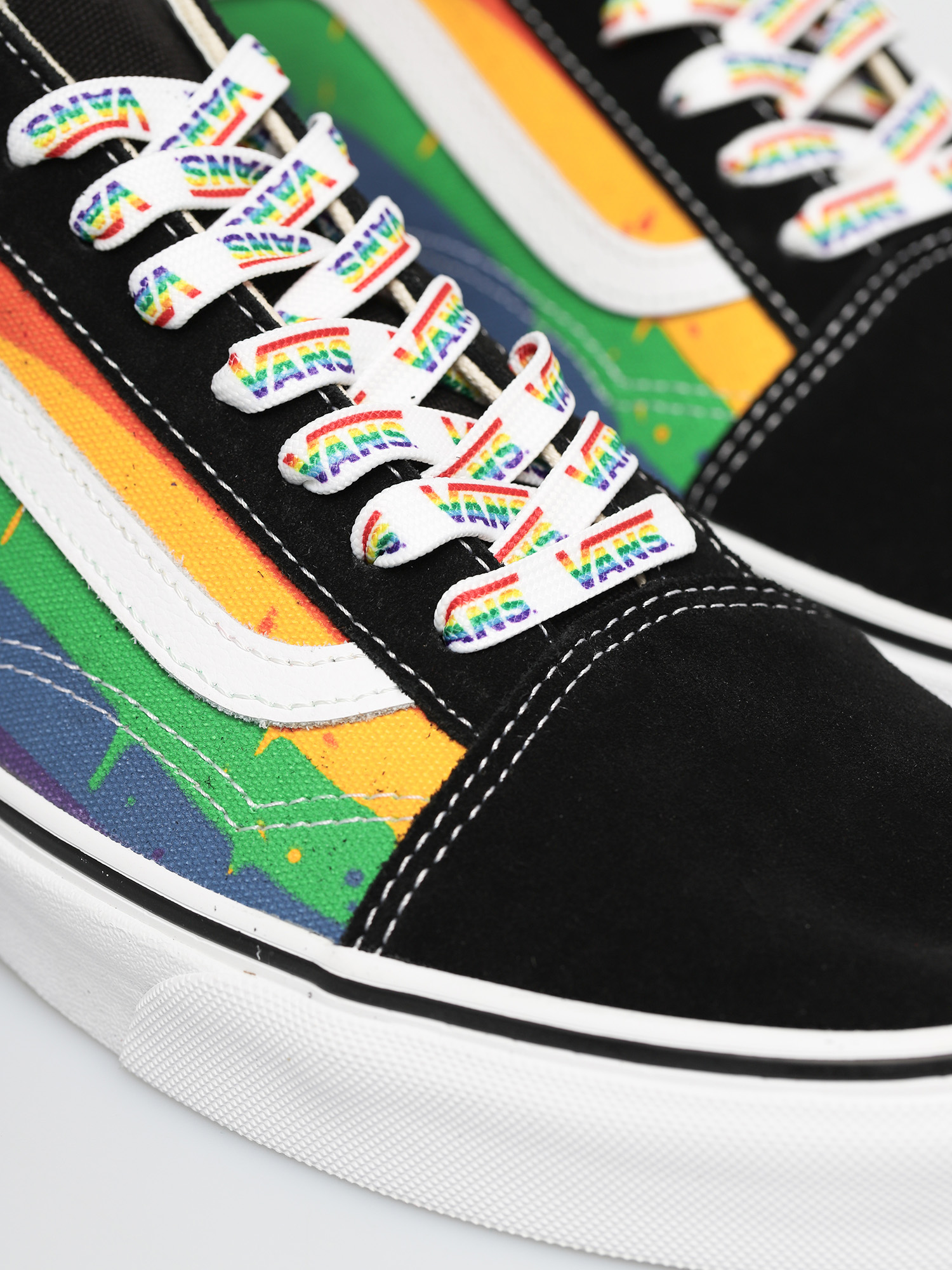 Vans Old Skool Shoes (rainbow drip/blkmlttrwht)